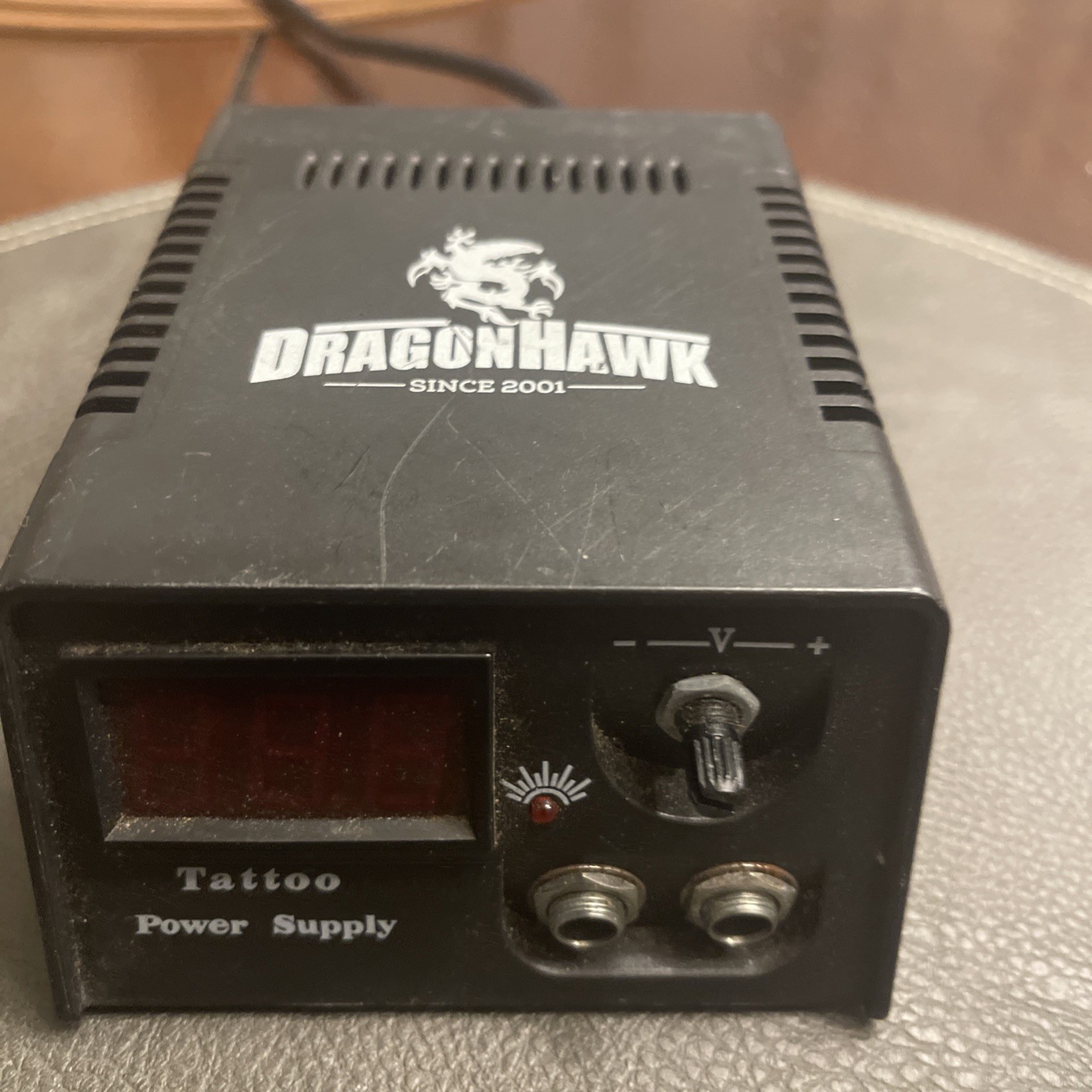 DragonHawk Tattoo Power Supply Machine Artist Equipment Black