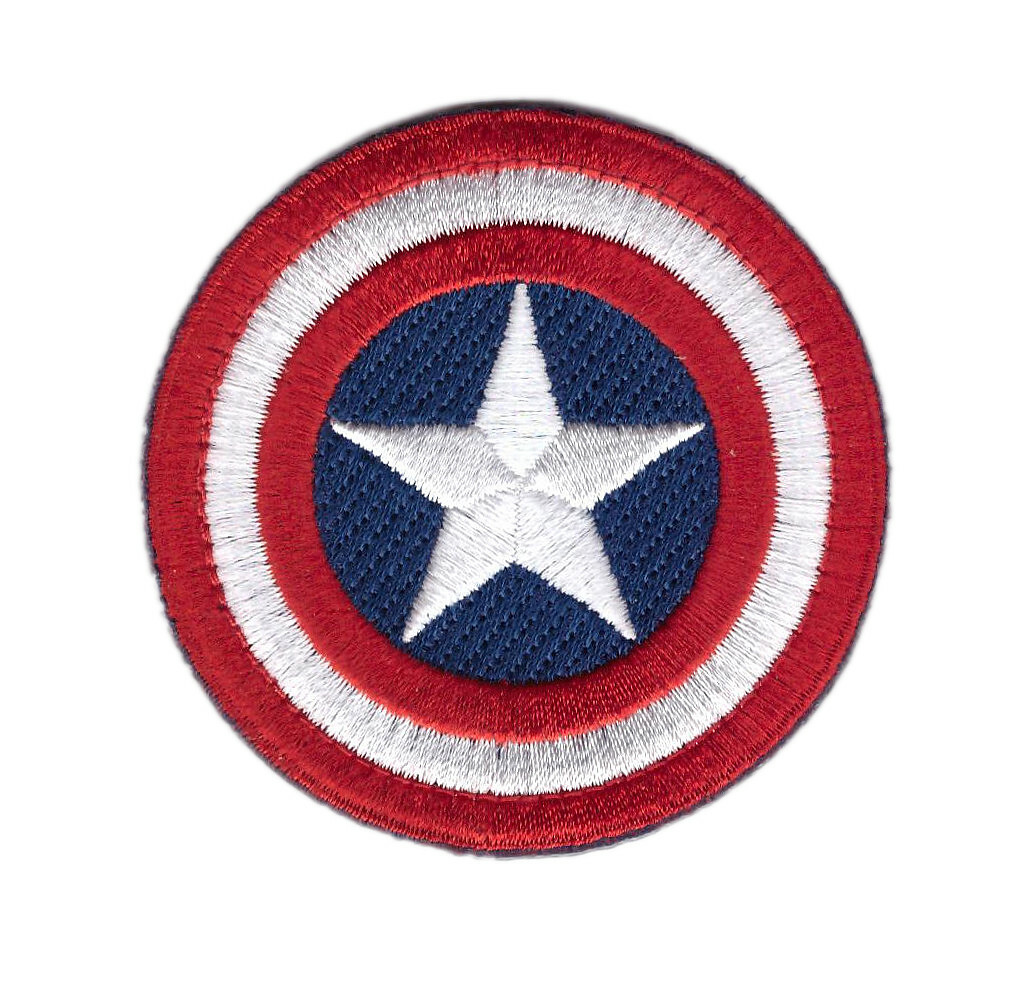 2.5” Captain America Shield Patch Iron on