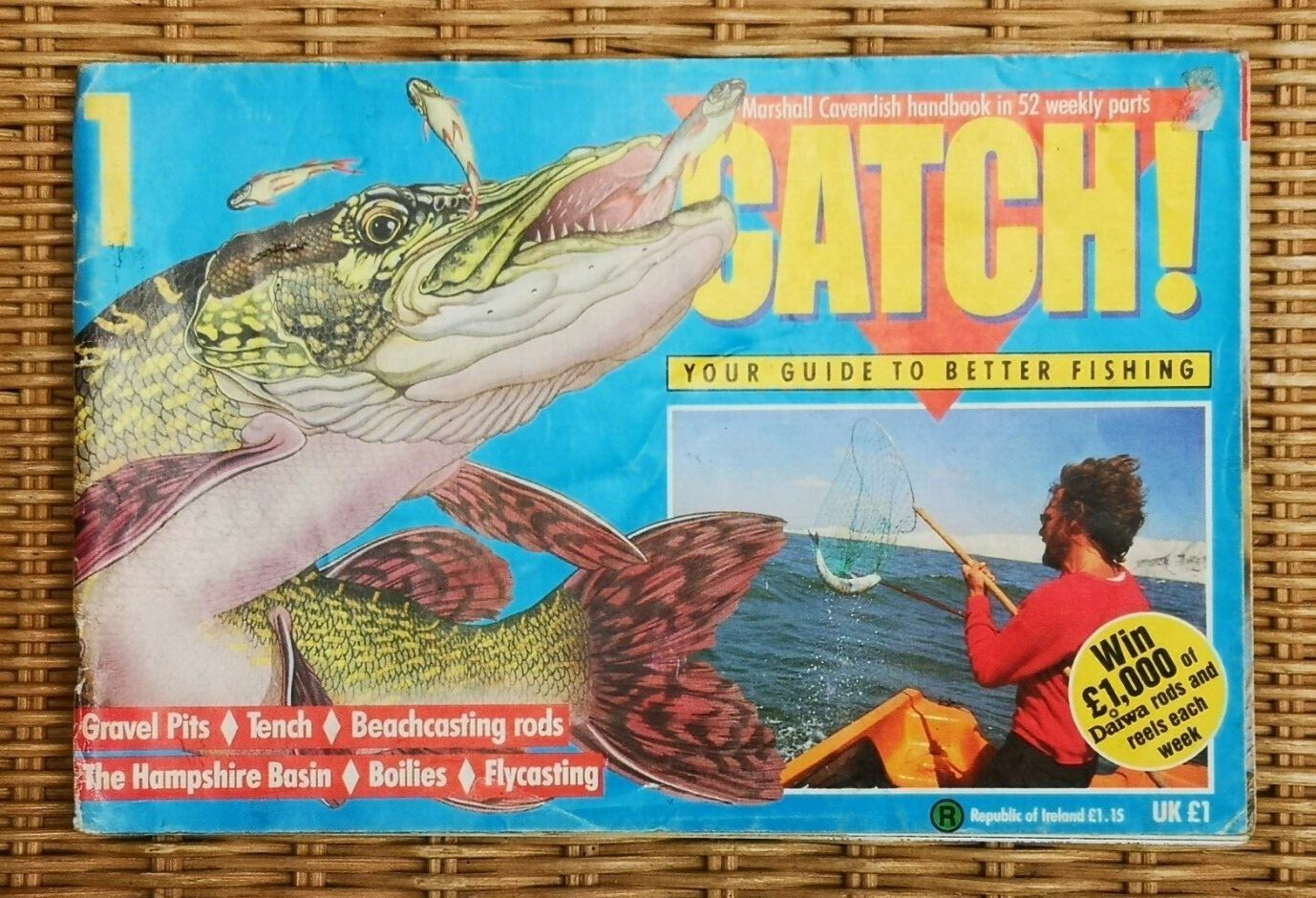 Magazine - Catch Marshall Cavendish Fishing Handbook Index Shown Various Issues