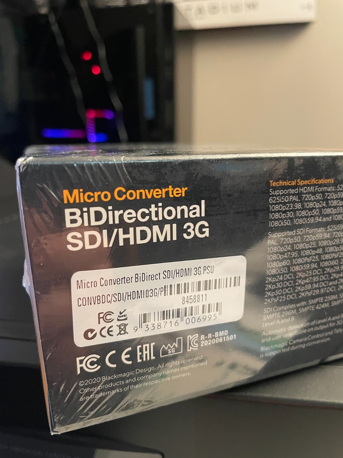 Blackmagic Design Micro Converter Bidirectional SDI/HDMI 3G