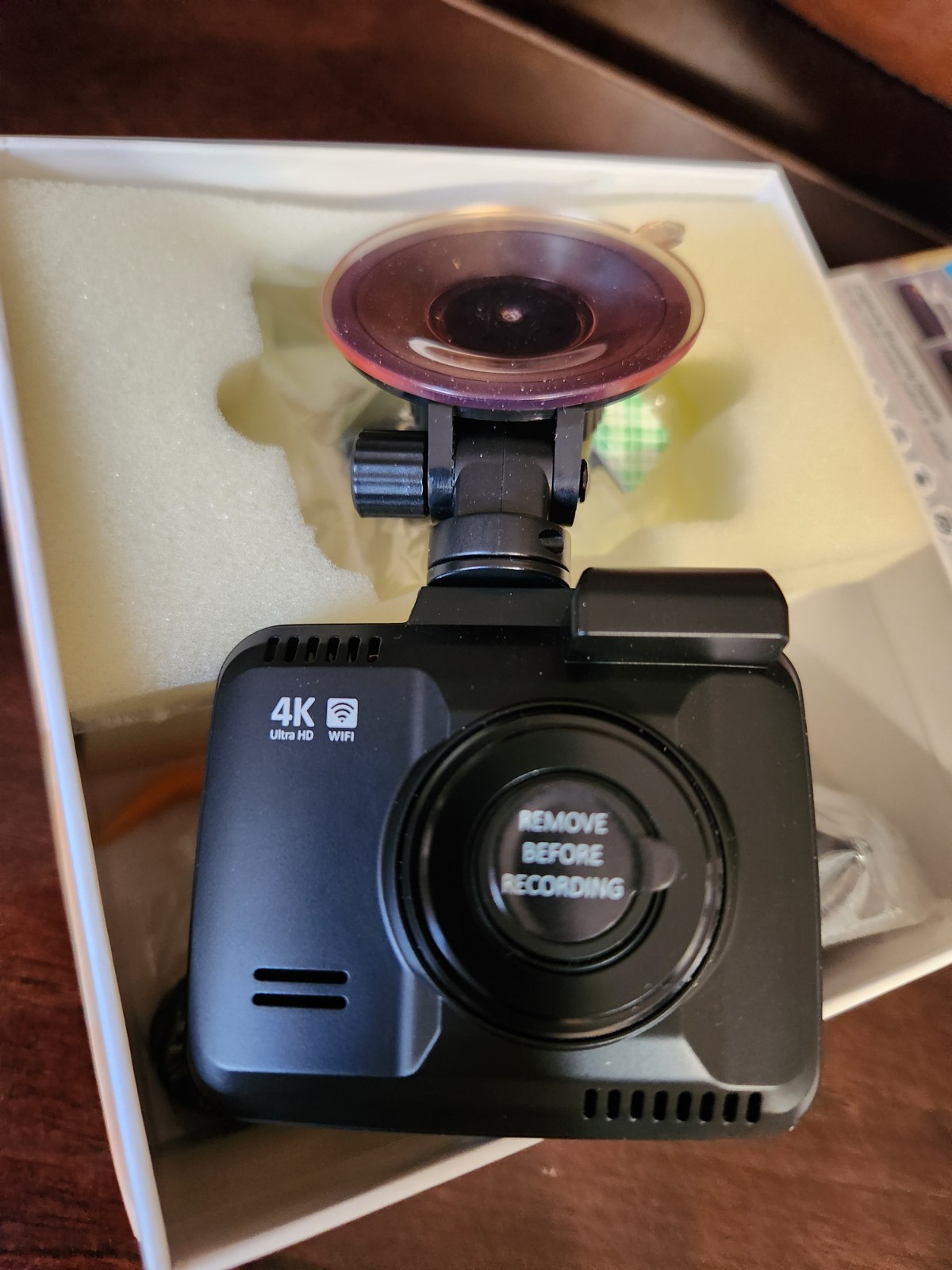 Rove R2-4K Dash Cam for Cars Ultra HD 2160P Dash Camera Built-In Wi-Fi & GPS NIB