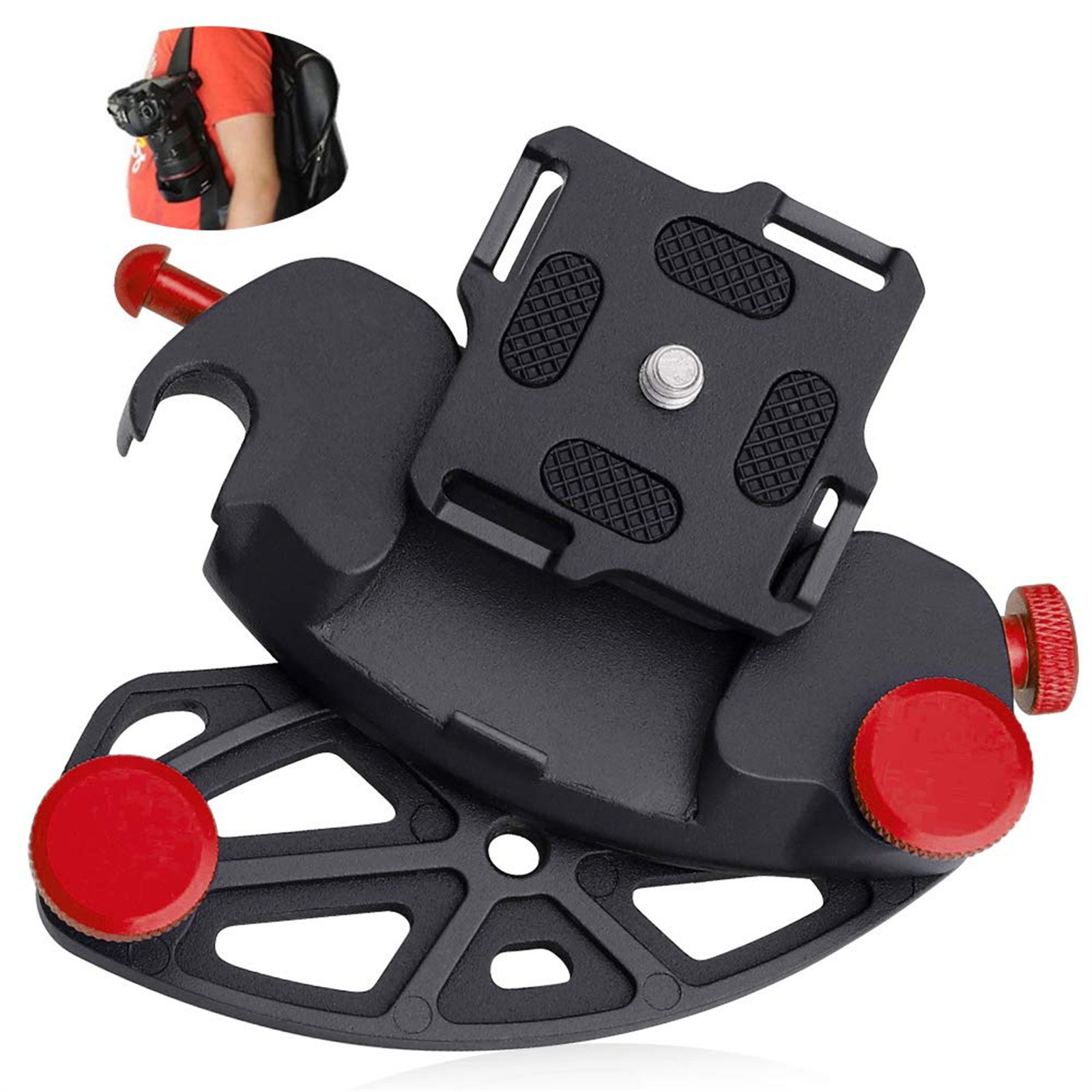 Camera Waist Belt Clip Quick Release Hanging Buckle Backpack Strap Mount Part
