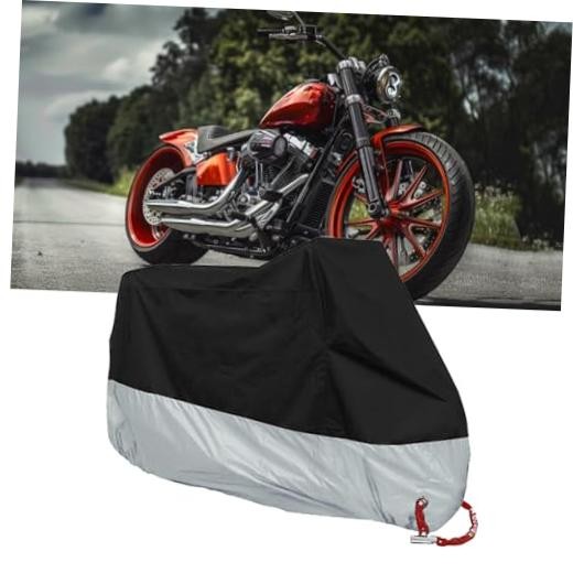 1 Pcs All Season Motorcycle Dust Cover Waterproof,210d Durable Motorcycle
