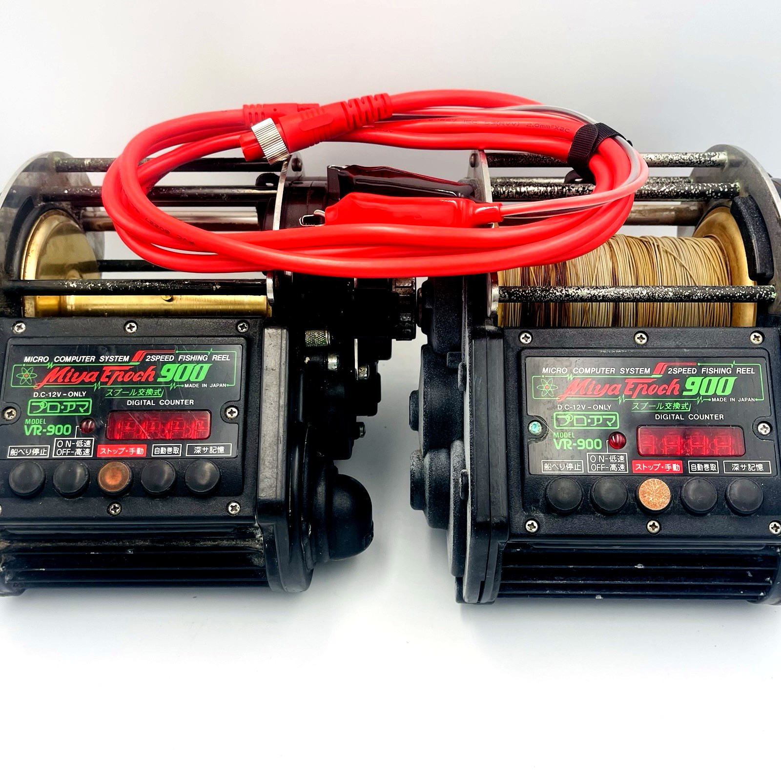 2-Units 1-Cord Miya Epoch 900 VR-900 Big Game Fishing "One of the item  As Is "