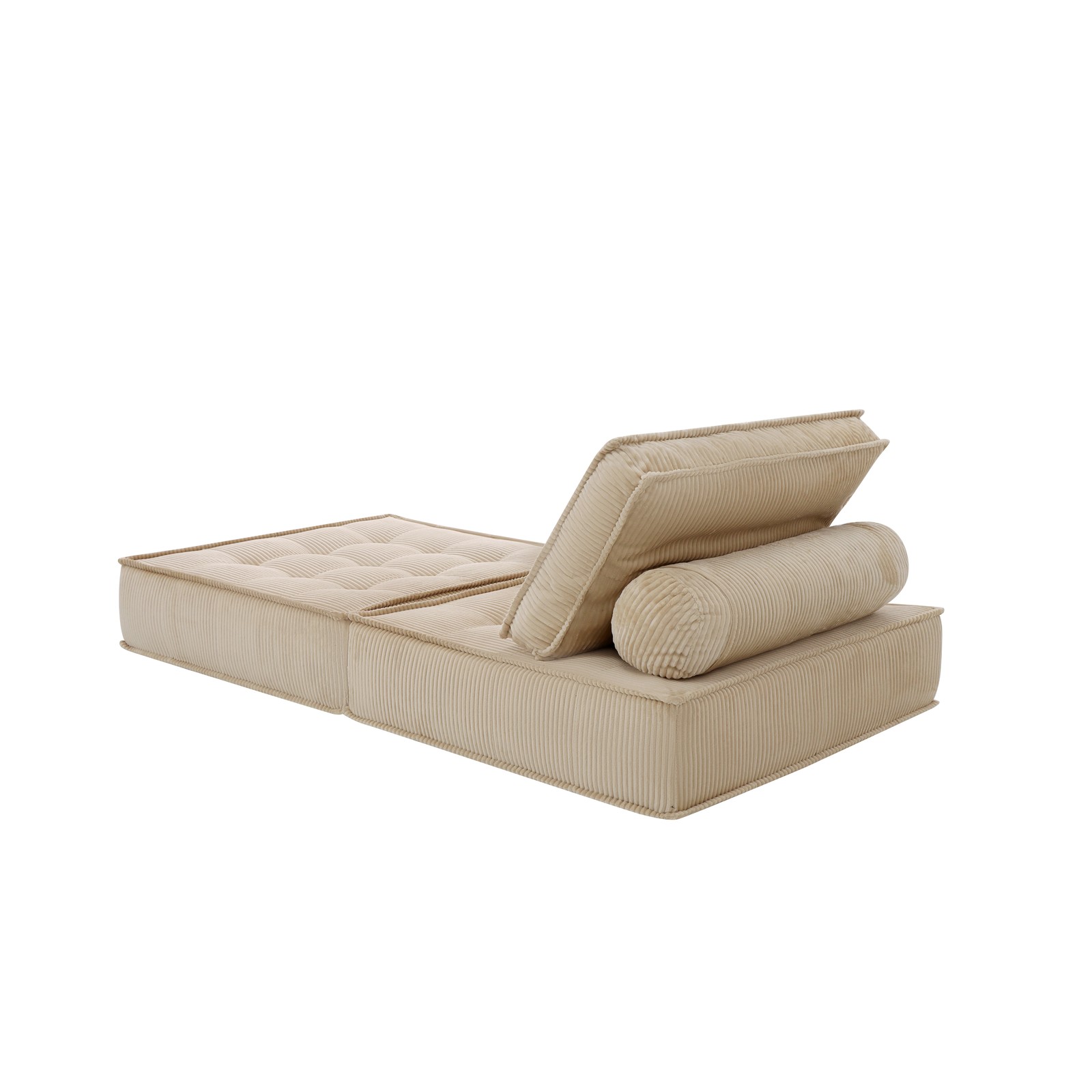 66.9 inch modular sofa, single seater, double-layer multi-combination, skin-frie