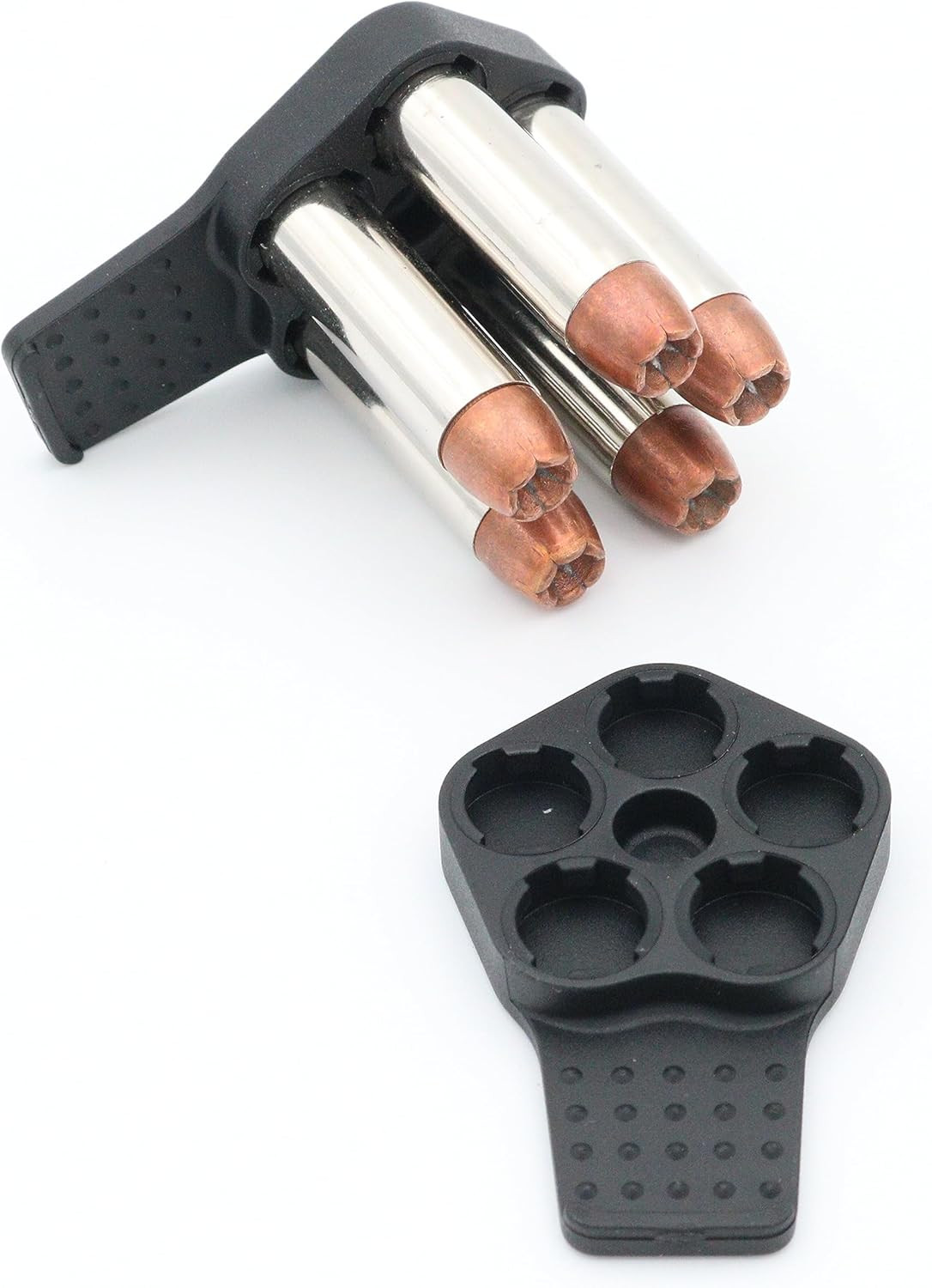 2 Pack J-Clip EDC Speedloader for 38Spl 357Mag 5-Shot J-Frame Revolvers