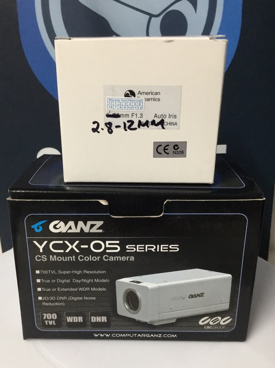 GANZ YCX-05 Series Security Color Camera W/ 2.8-12mm 700TVL WDR Day/Night NEW!