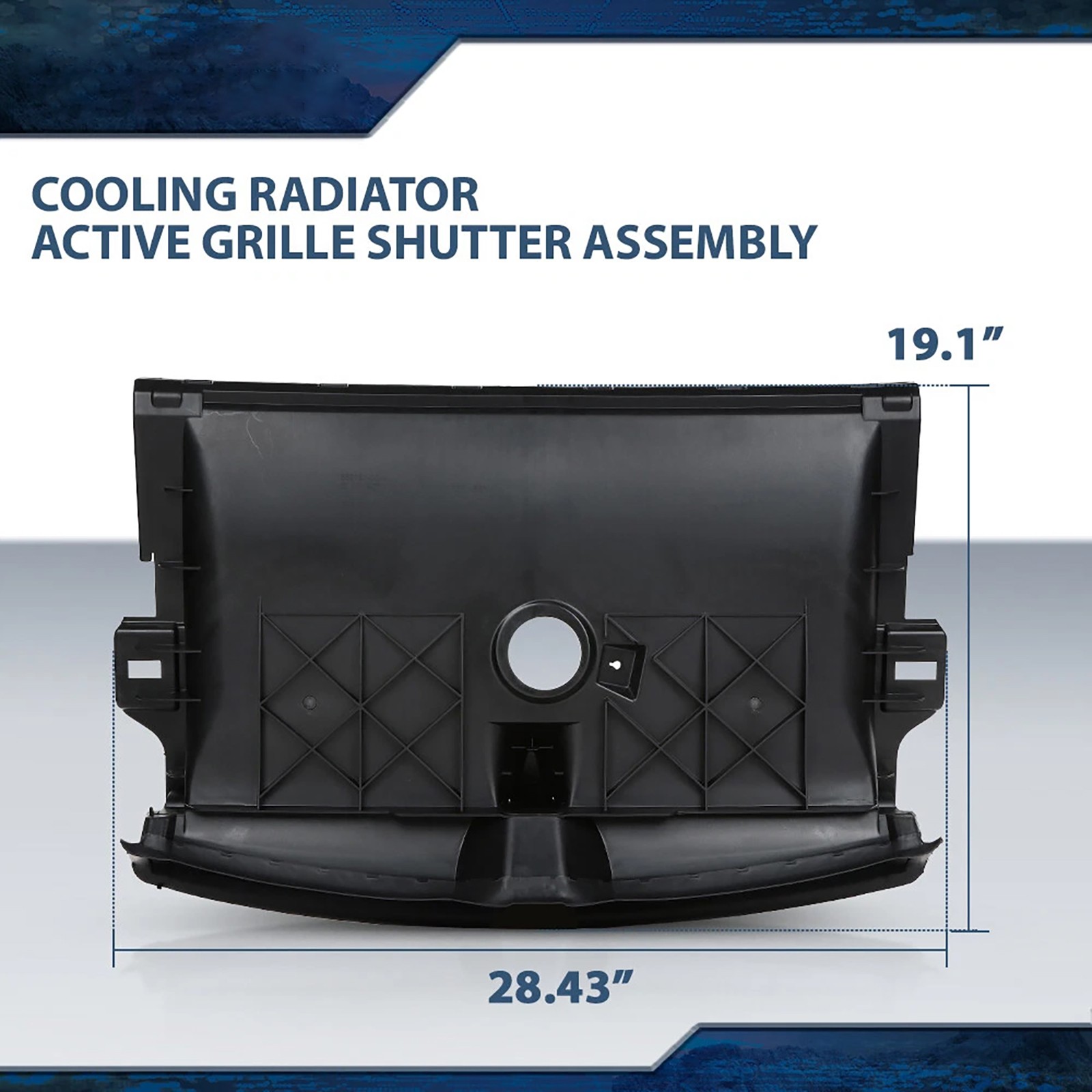Cooling Radiator Active Grille Shutter 155978700A For Tesla Model 3 2021-2023