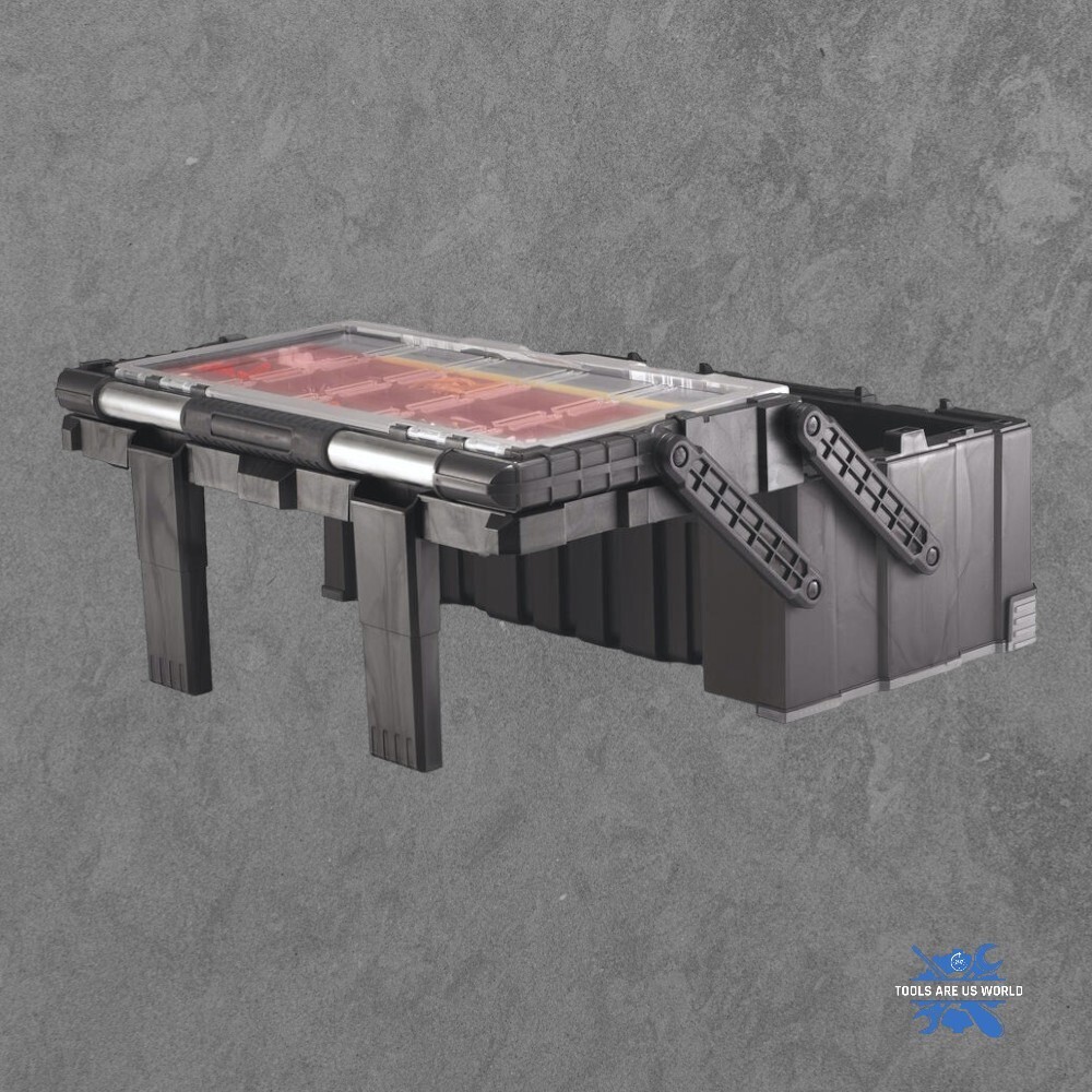 22" Heavy Duty Cantilever Removable Bin Cantilever Tool Box Back Leg Organizer