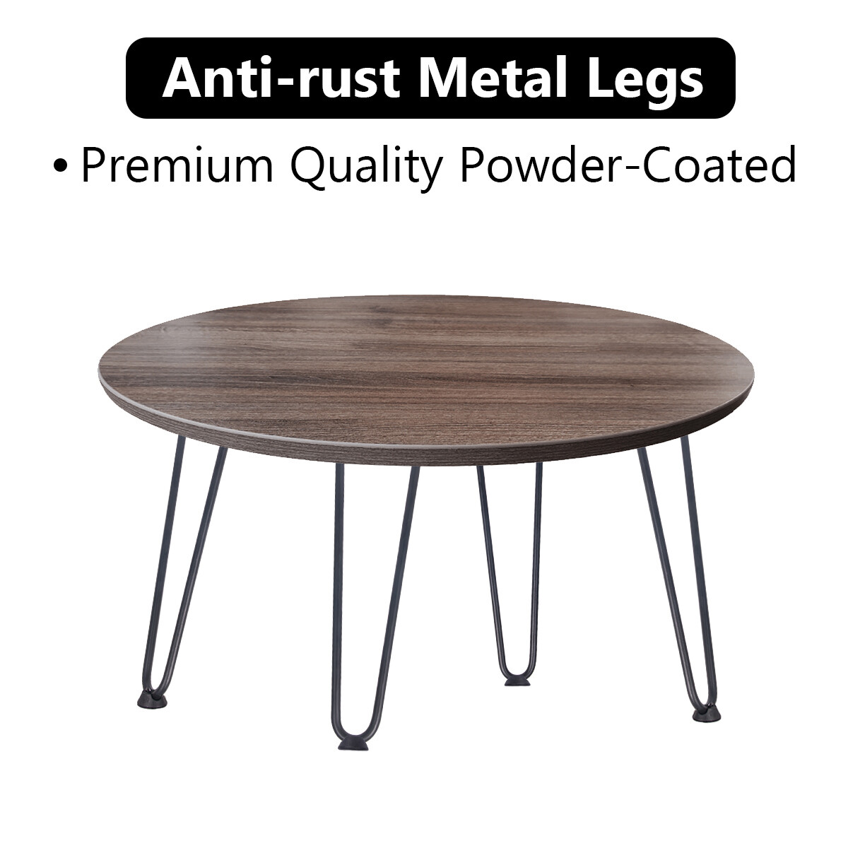 6'' 16'' 28'' Coffee Table Metal Hairpin Legs Solid Iron Bar Black Set of 4 USA