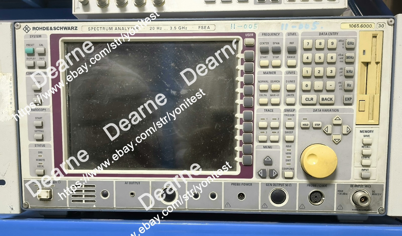Rohde&Schwarz FSEA30 Spectrum Analyzer 20Hz-3.5GHz R&S FSEA 3.5ghz