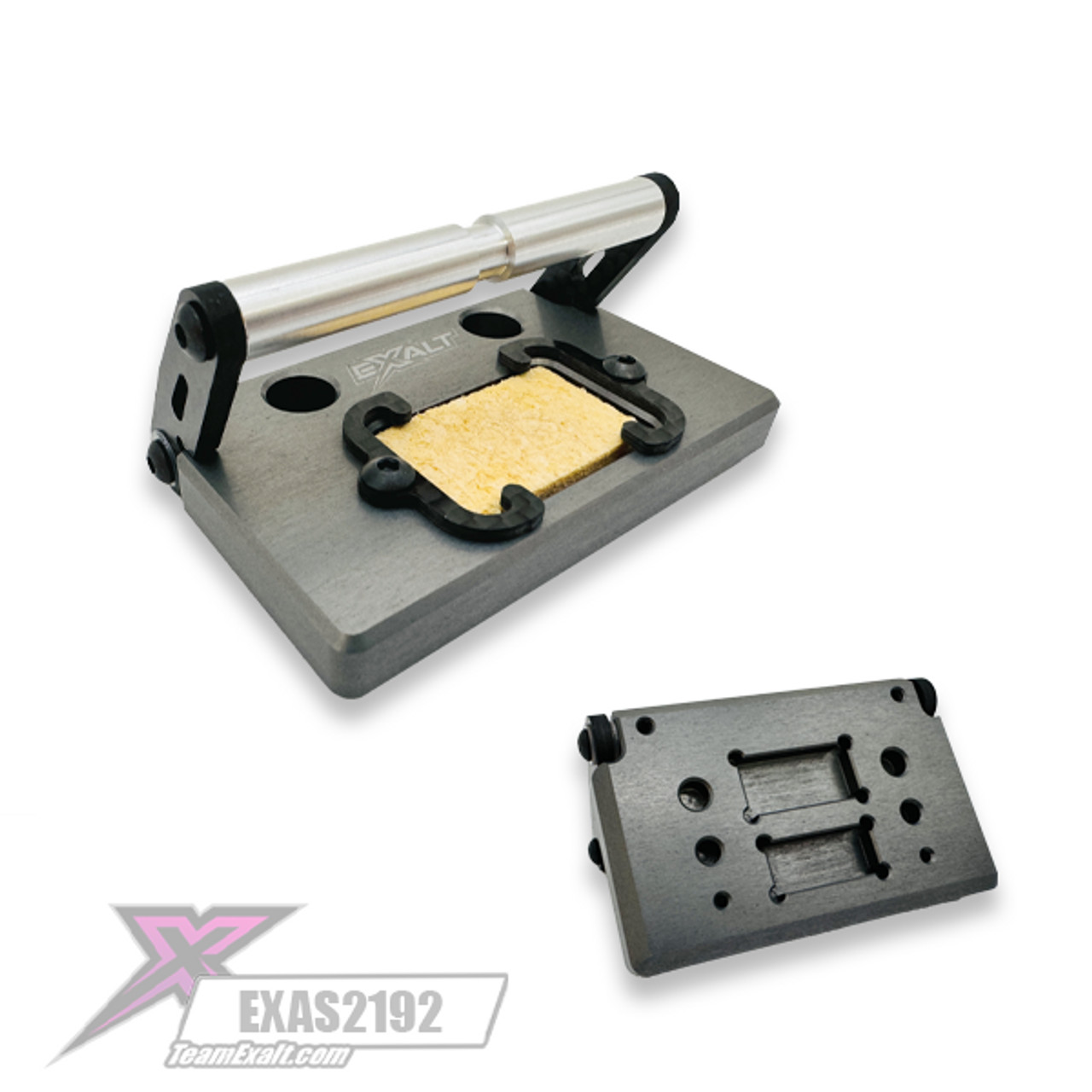 Team Exalt Billet Aluminum 2 in 1 Soldering Iron Stand/Jig EXAS2192