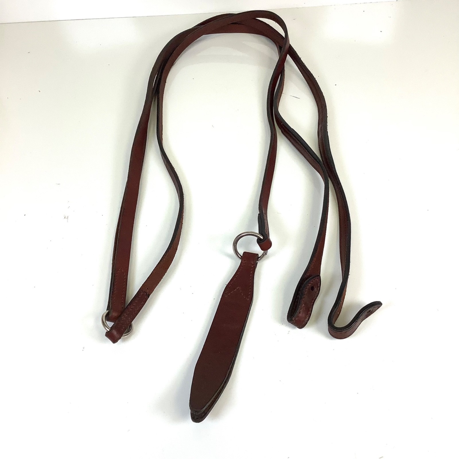 Western Buckaroo Leather Harness Romel Horse Tack Reins