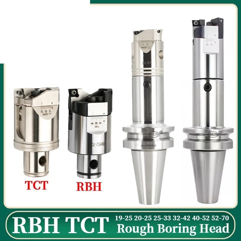 RBH TCT Adjustable Double-Edged Boring Head 19-92mm Rough Machining Tool Lathe