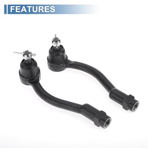 2pcs Front Outer Tie Rod Ends Kit Suspension Steering Tie Rod End for Kia