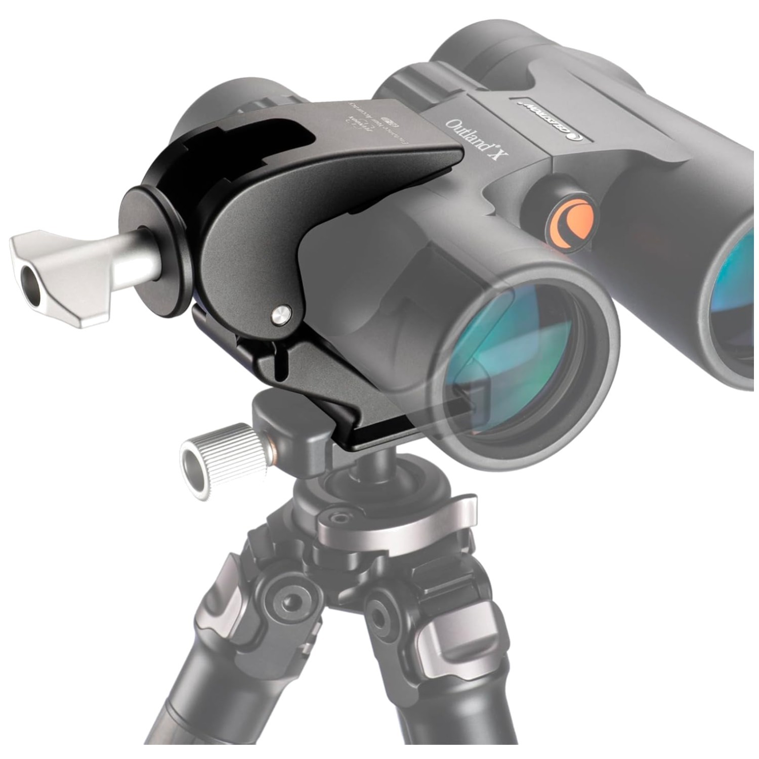 Quick-Release Binocular Tripod Clamp for Optimal Viewing