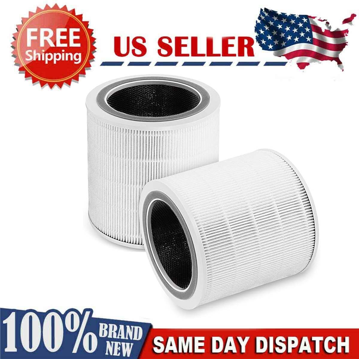1-2 Pack Core 400S Replacement Filter for LEVOIT Core 400S Air Purifier