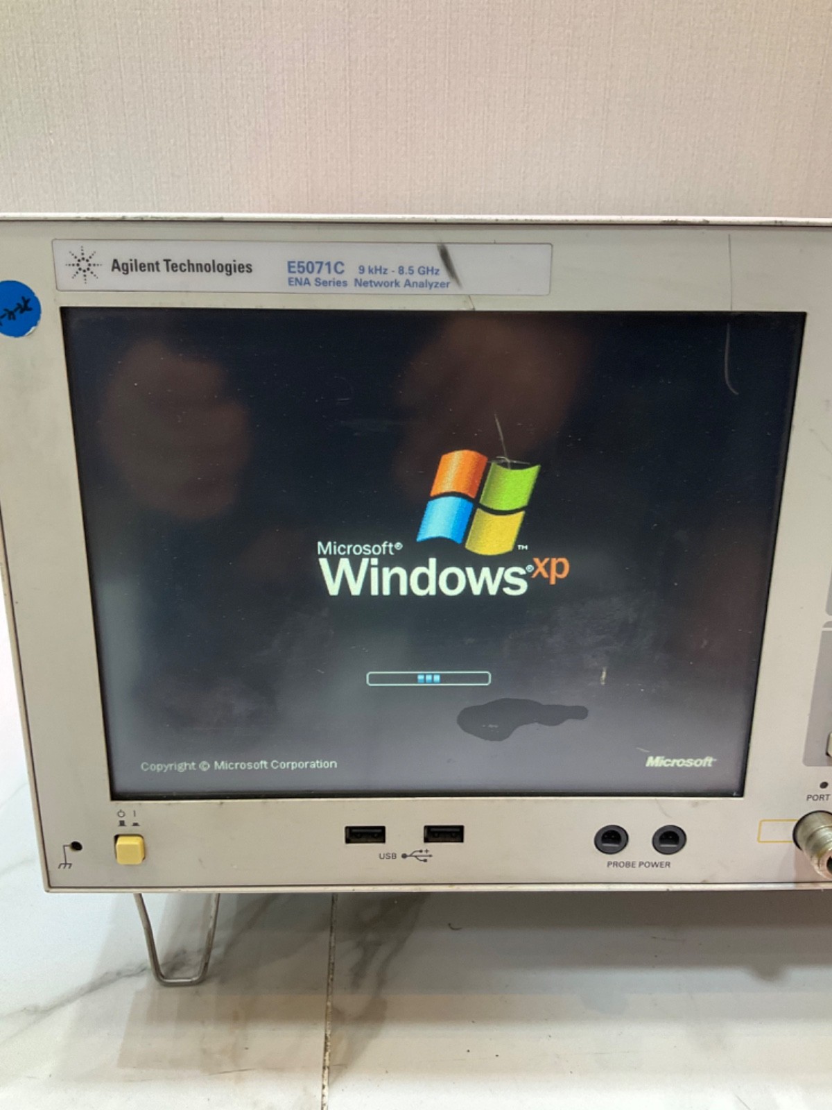 AGILENT TECHNOLOGIES E5071C NETWORK ANALYZER 9KHz-8.5GHz E5071C-ATO-65898