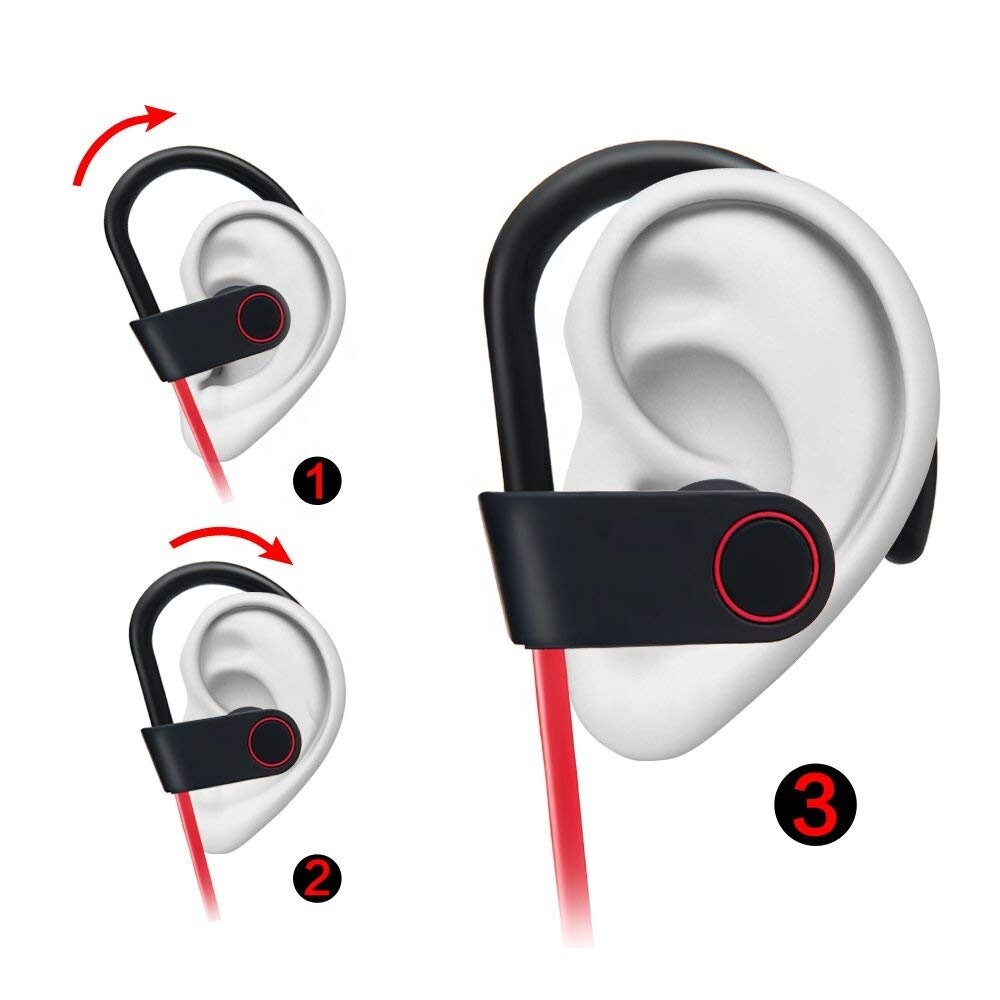 Waterproof Bluetooth 5.0 Stereo Sport Wireless Headphones in Ear Headset lot USA