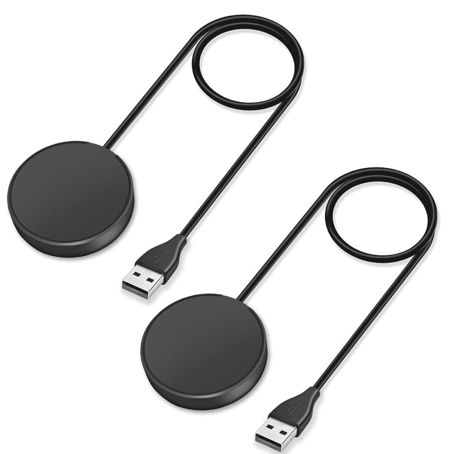 2-Pack Samsung Watch Charger | USB Dock for Galaxy Watch 7/6/5/4/3/Active