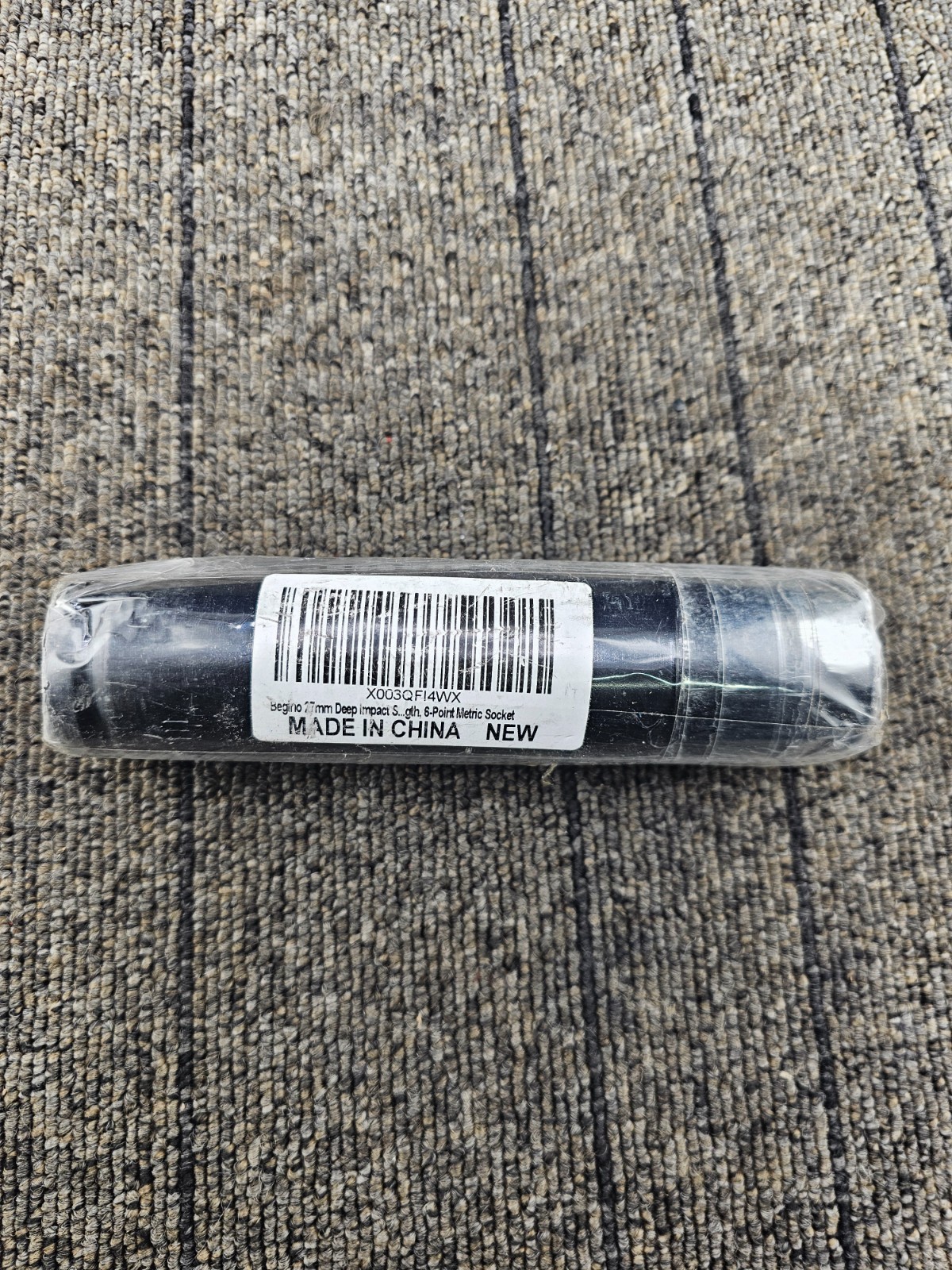 BEGINO: 1/2" Drive x 27mm Deep Impact Socket CR-V Steel 6" Length 6-Point