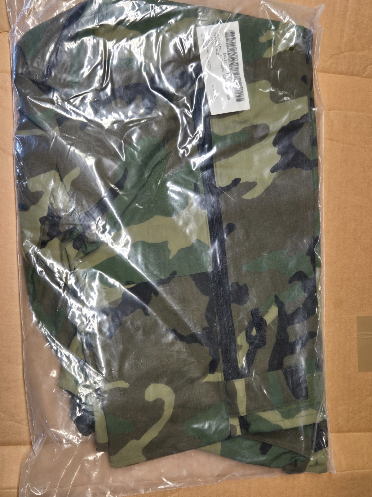 Trousers, ECWCS, Woodland Camo, XL Long, DLA100-90-C-0371, Gore-Tex NEW IN BAG