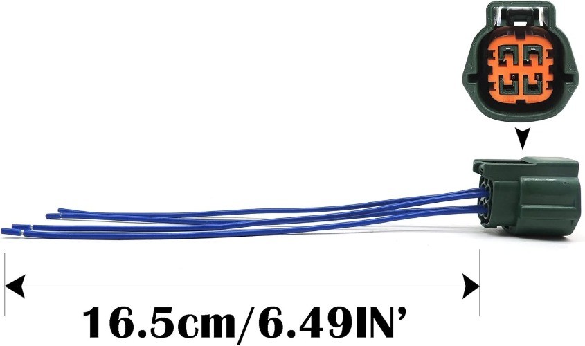 4-Pin O2 Sensor Connector Compatible with 2002-2007 Altima, 2002-2006 Sentra, 20