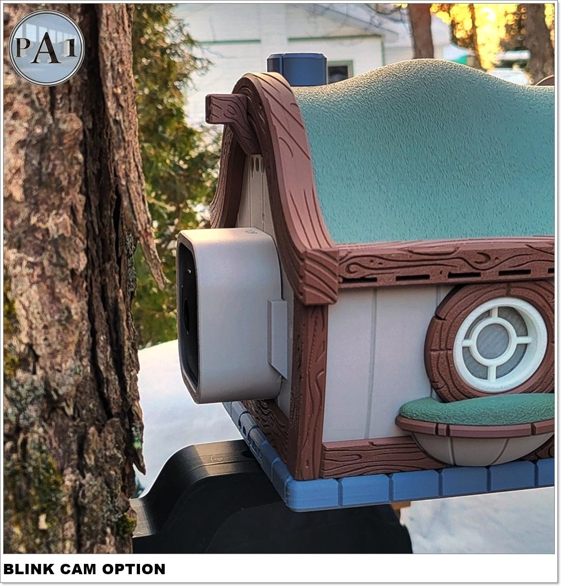 Hobbit Bird House | Blink Camera Compatible | 3D Printed | Birding