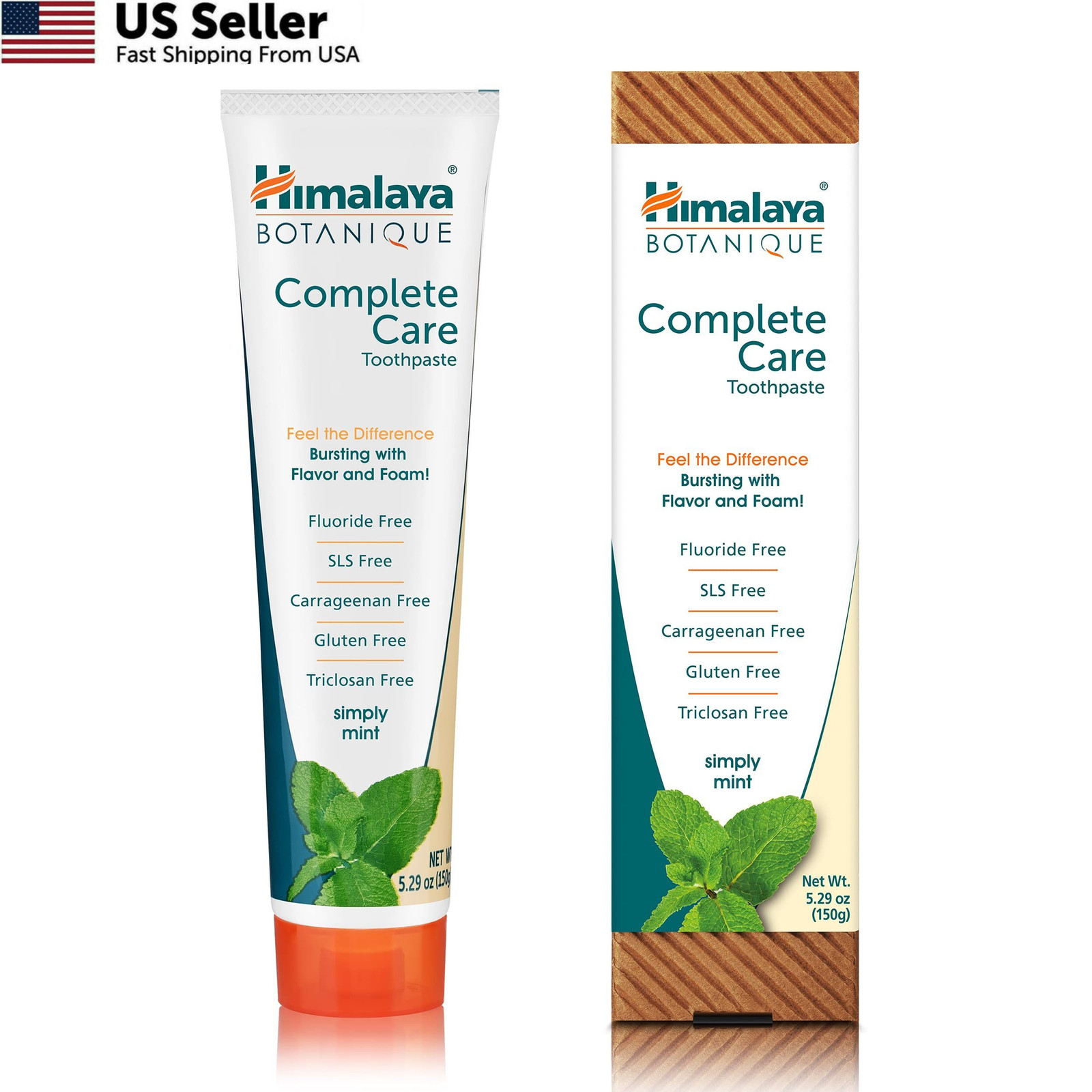 Himalaya Botanique Complete Care Toothpaste, Herbal, 5.29 Ounce (Pack of 1)