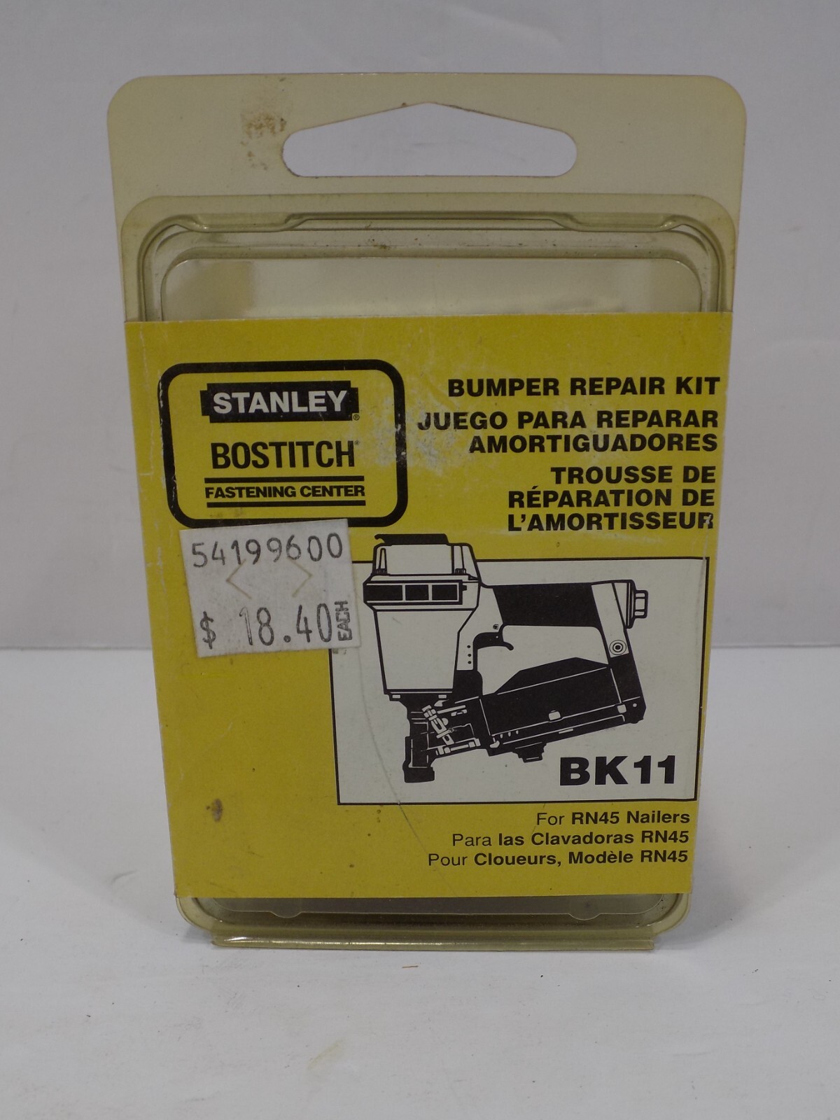 STANLEY BOSTITCH BK11 BUMPER REPAIR KIT FOR RN45 NAILERS - New Old Stock