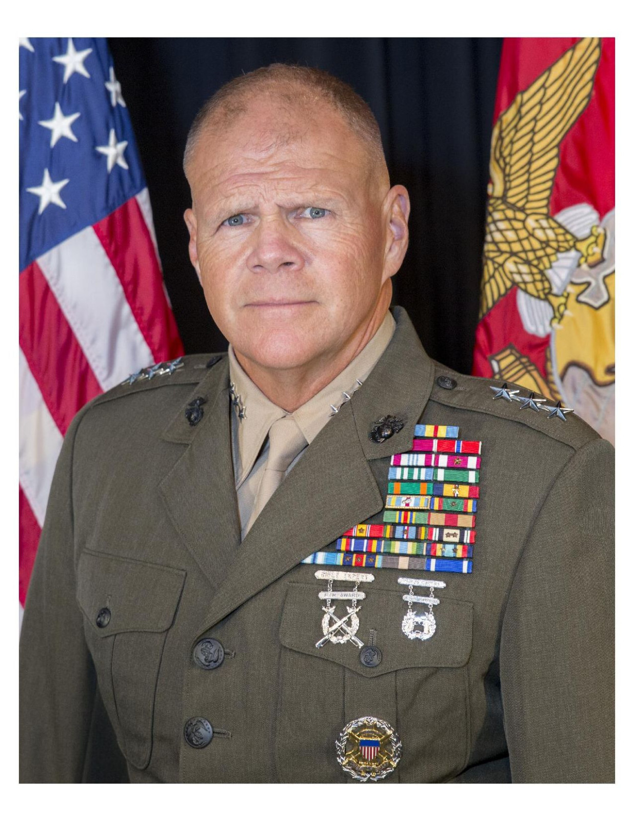 United States Marine General Robert B. Neller 8x10 Photo On 8.5" x 11"
