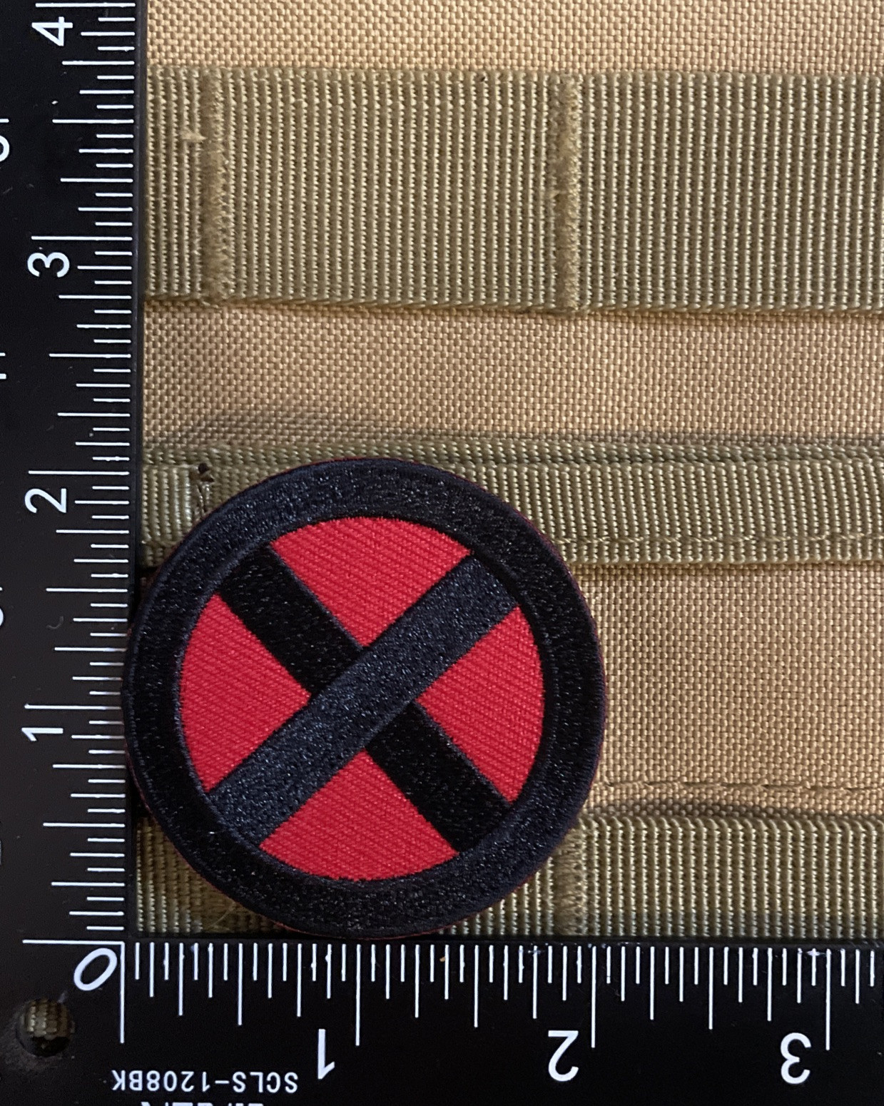 Marvel X-Men X Logo Tactical Morale Patch Hook Loop Backing 2"