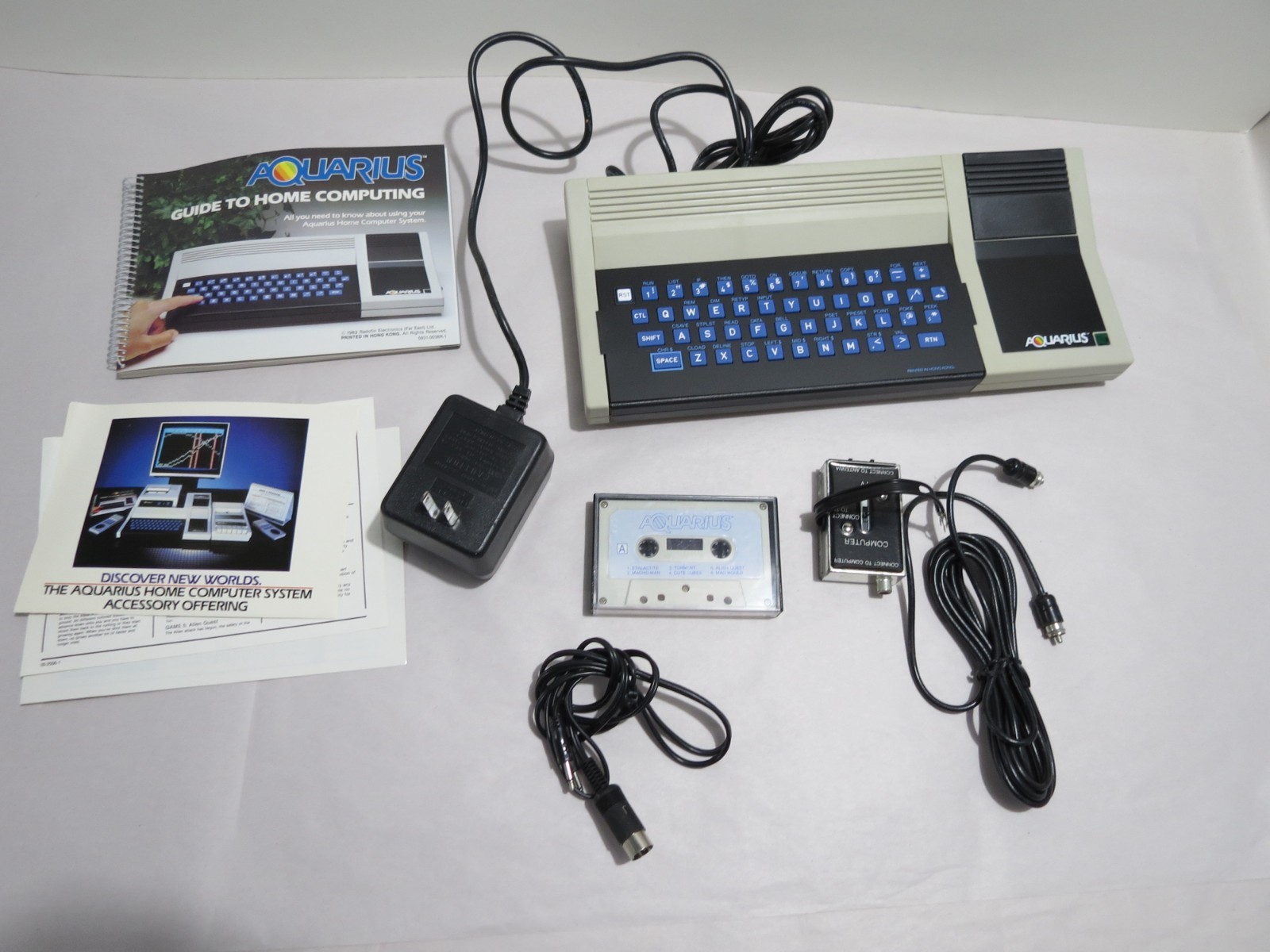 Aquarius Computer System 1982 Mattel Game Vintage New Open Box