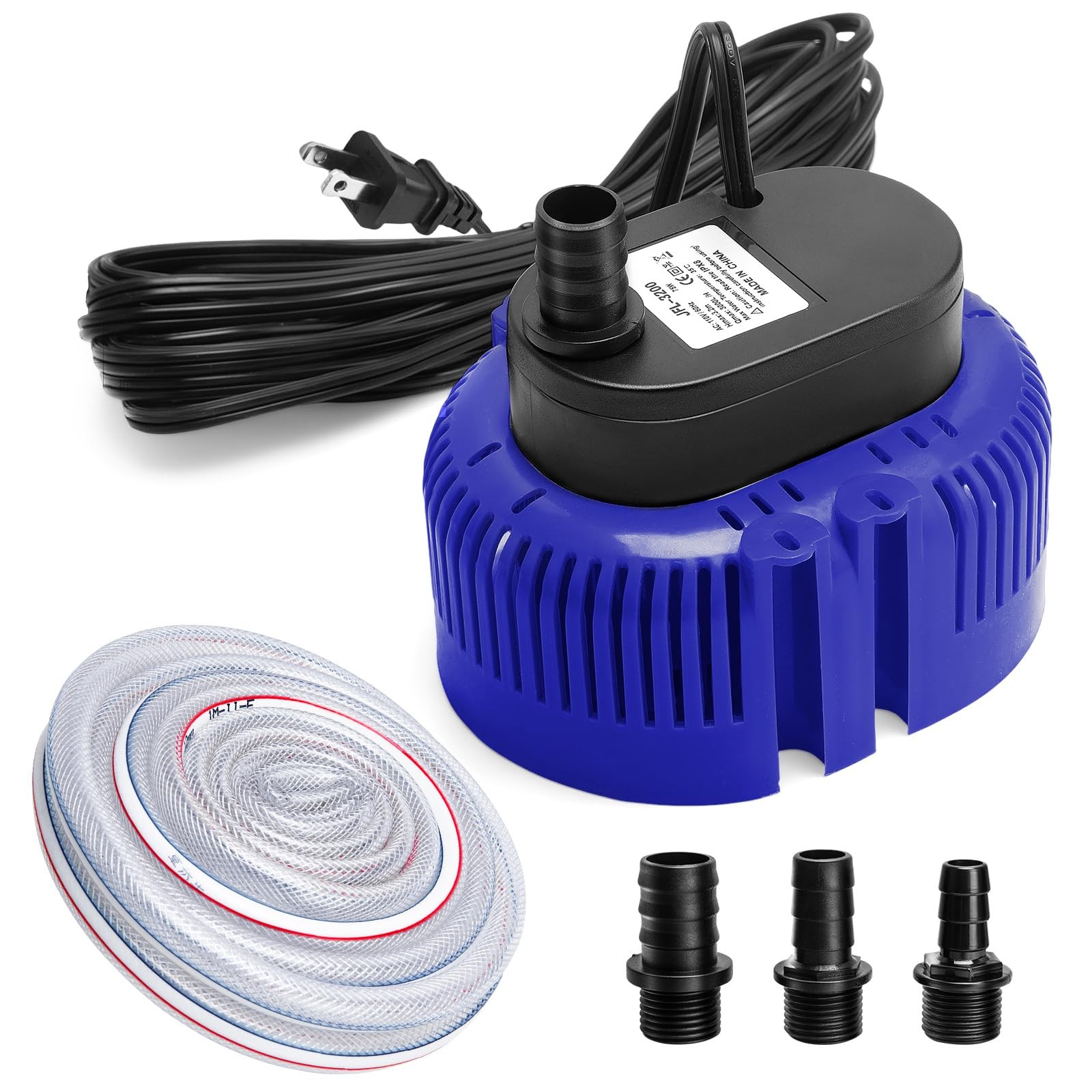 Submersible Water Pump for Pools, Basements, Gardens - 850 GPH, 25 Ft Cord