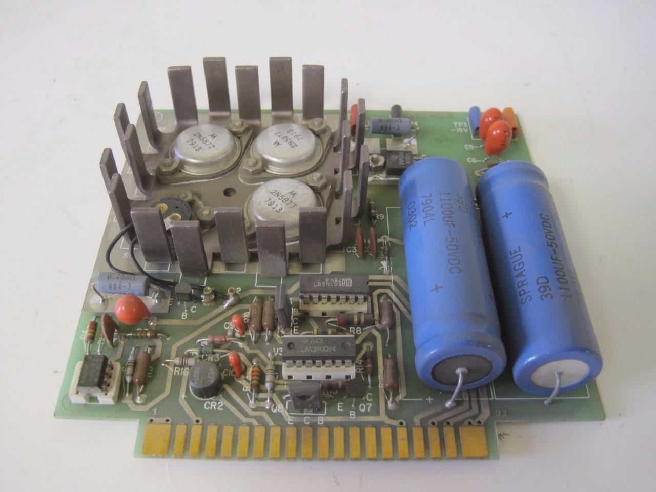 TRACOR GAS CHROMATOGRAPH 560 POWER CONTROL BOARD PCB +5+15 114651-001 6 114652