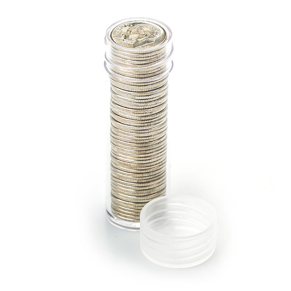 $5 Face Value 90% Silver Roosevelt Dimes 50 Coin Roll Pre-1965 3.575 oz Silver