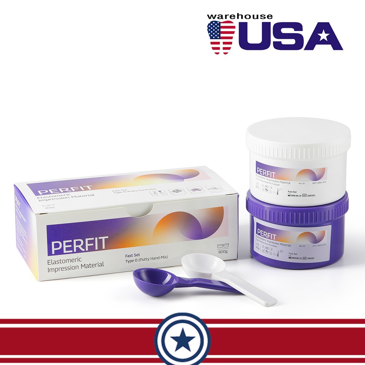 Dental VPS Elastomeric Impression Material Light/Heavy Body Fast Set AZDENT