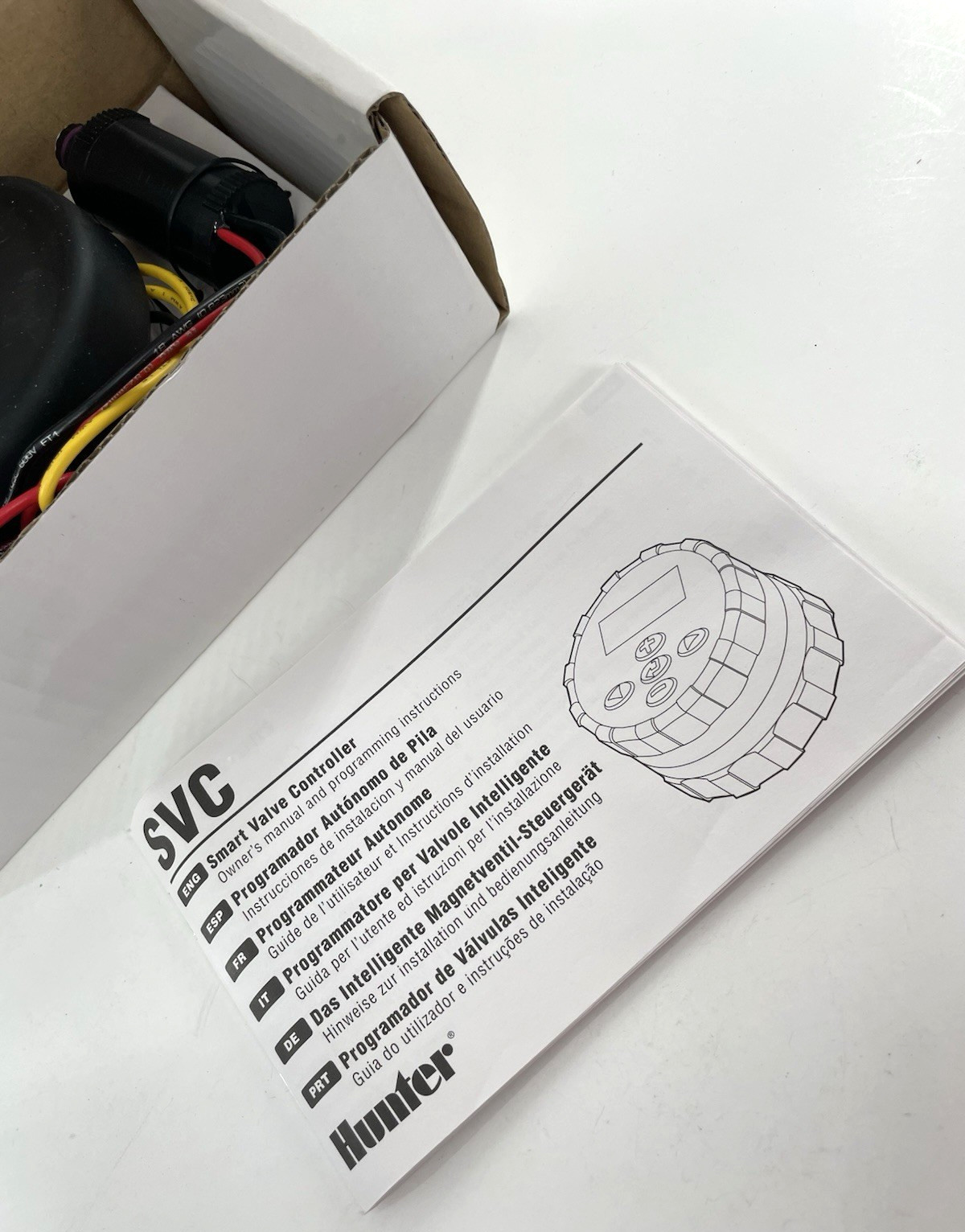 Hunter Single Station Battery Controller Timer SVC-100 DC Latching Solenoid