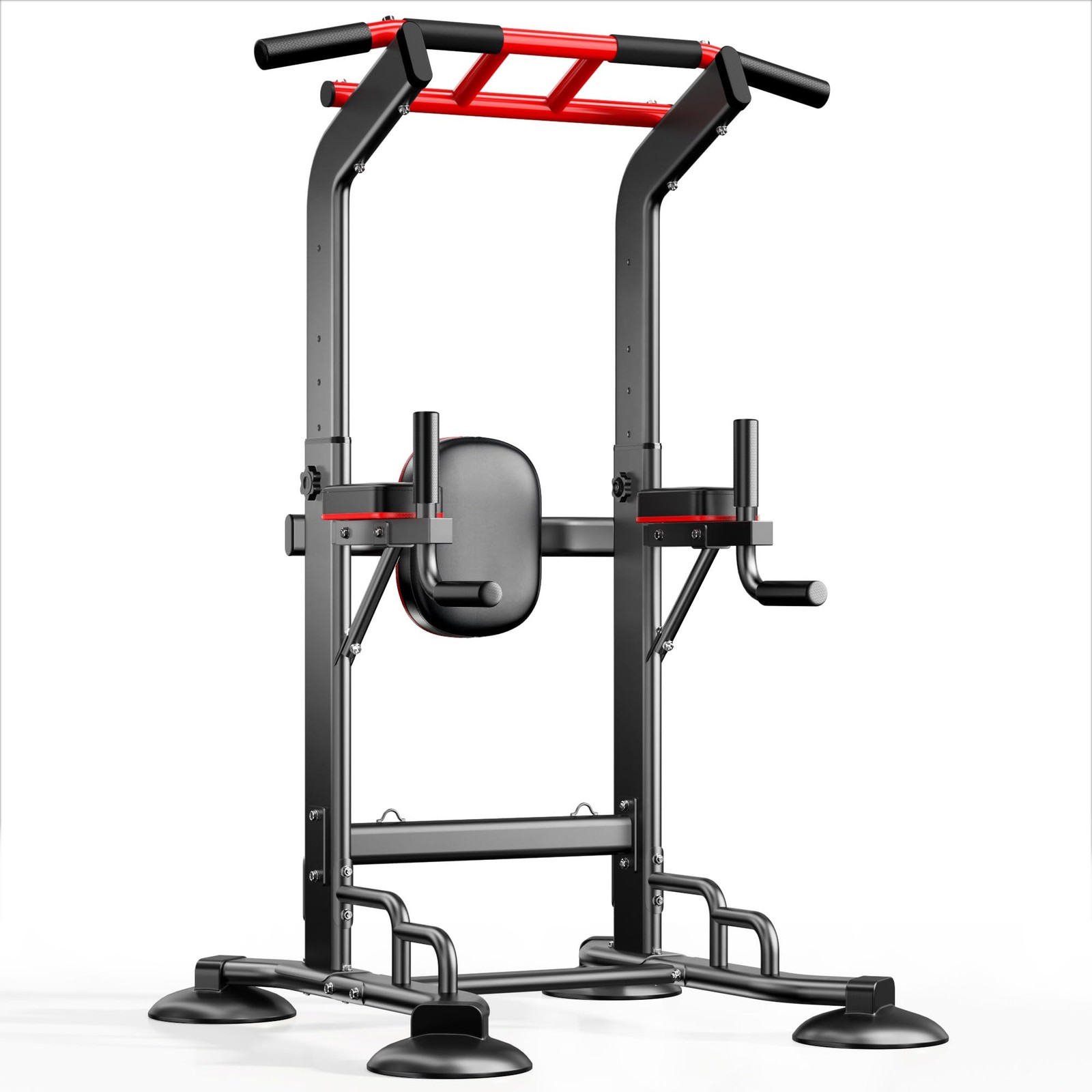 Power Tower Pull Up Bar Station, Dip Station for Home Gym, Height Adjustable ...