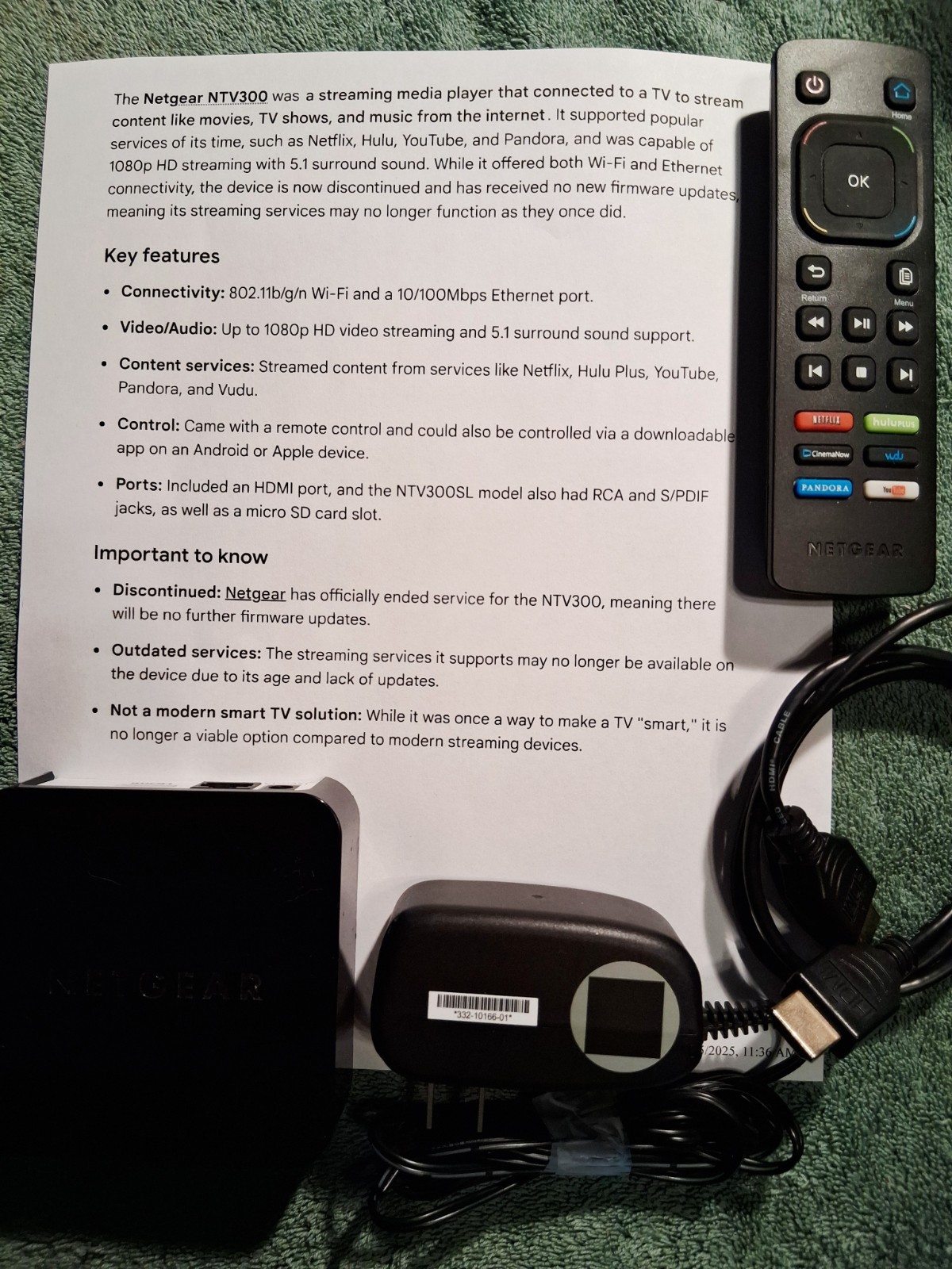 DIGITAL CONVERTER BOX & ASSORTED TV ACCESSORIES / BUNDLE