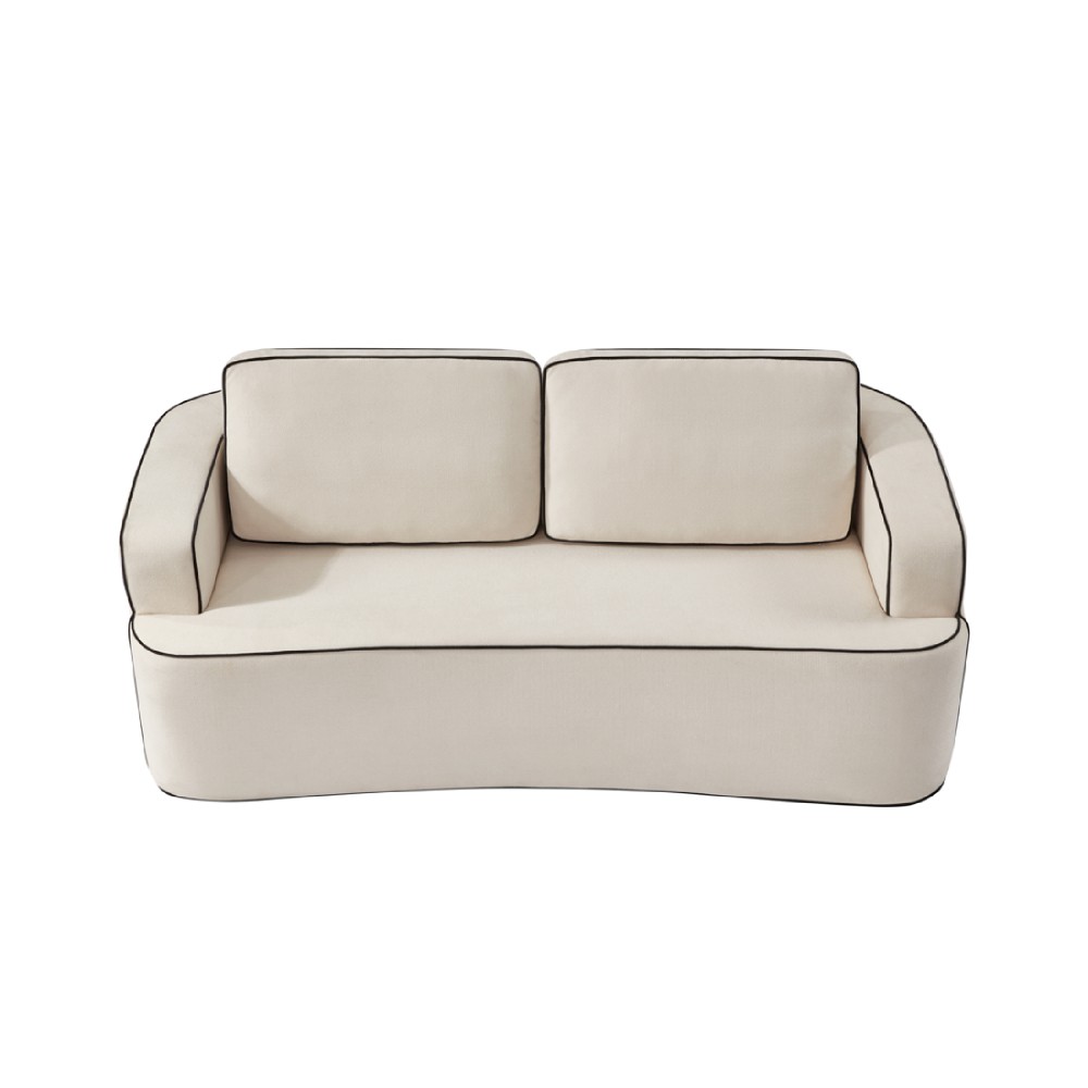Integrated handrail double seating layout, saving space while comfortably