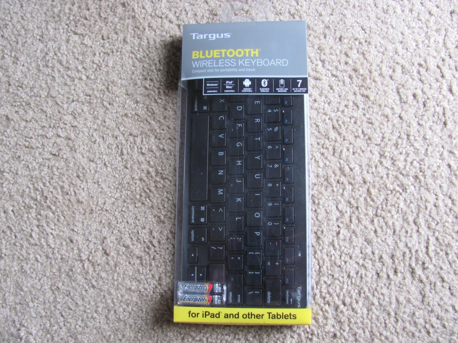 Brand New Targus Bluetooth Wireless Keyboard for Tablets AKB33US
