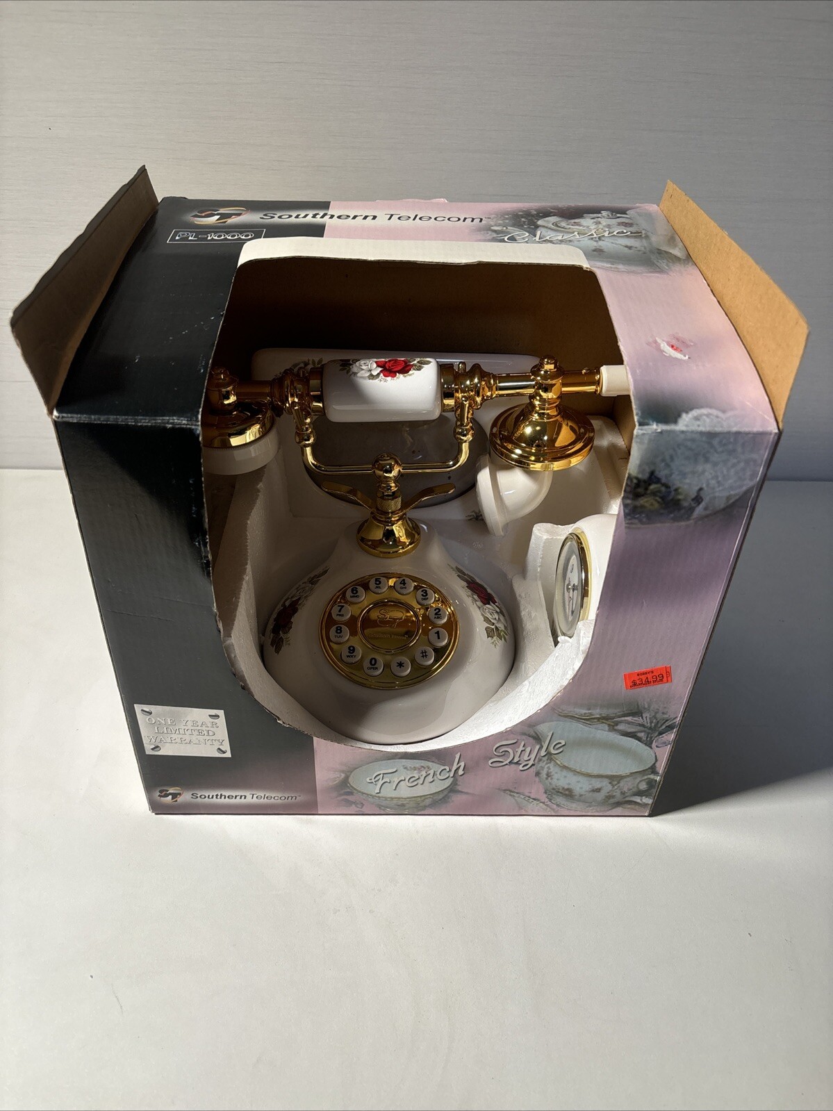 Porcelain 3 Pieces Desk Set New! Model PL 1000.