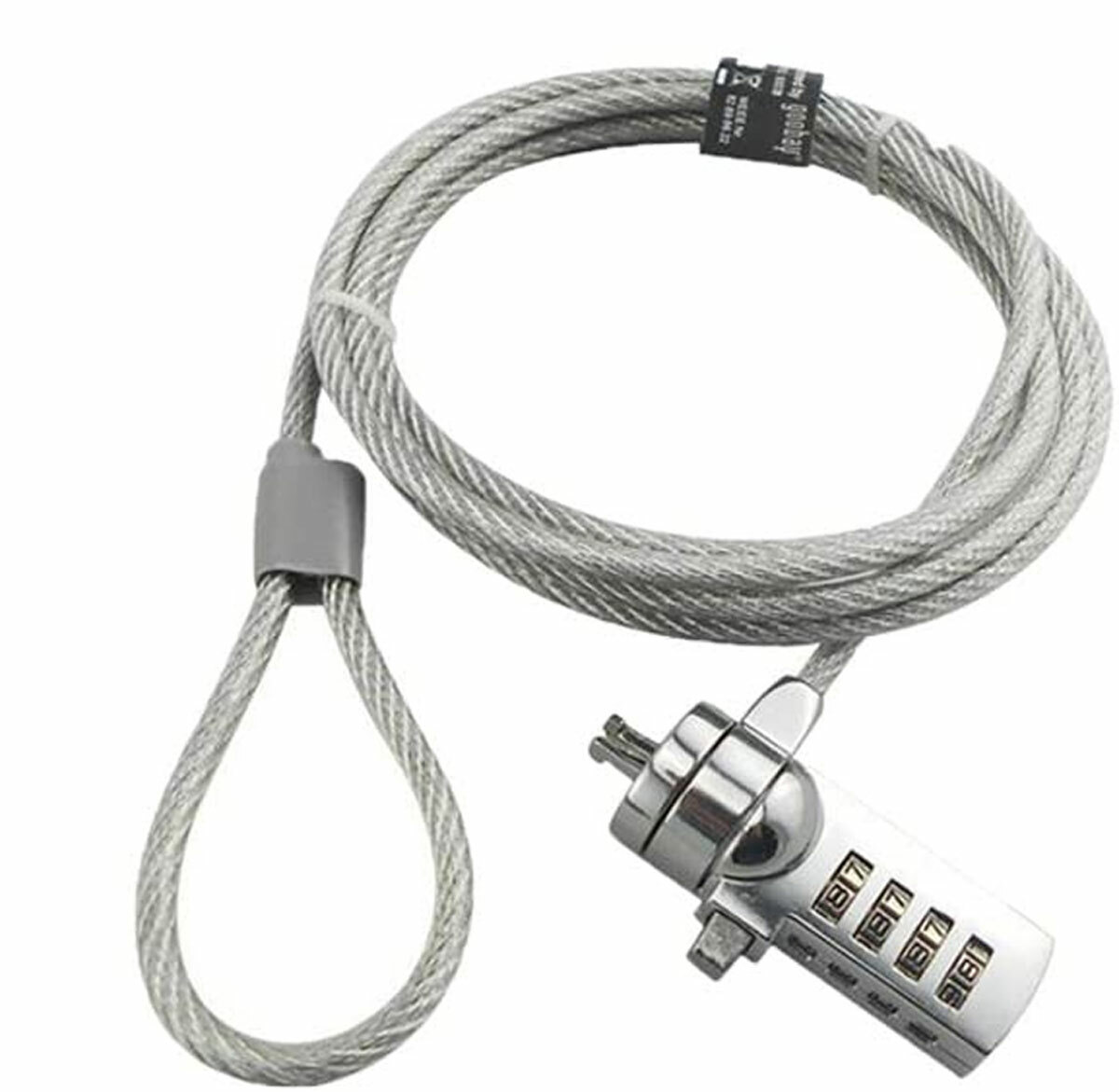 Digital Cable Lock for Laptop Notebook, 6 Feet