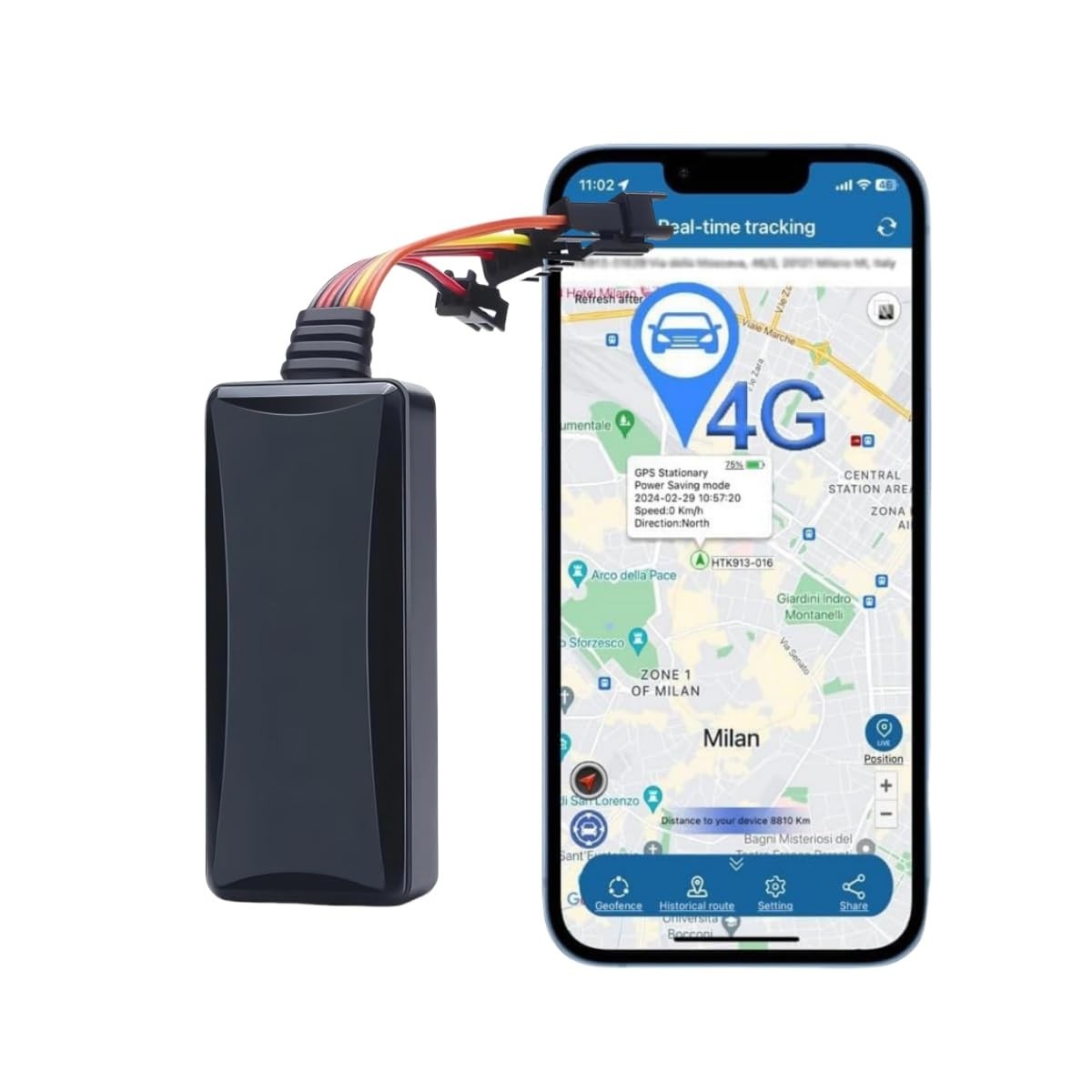 4G GPS Car GPS Tracker for Vehicles Real-time Locator GPS/GSM/GPRS/SMS Tracki...
