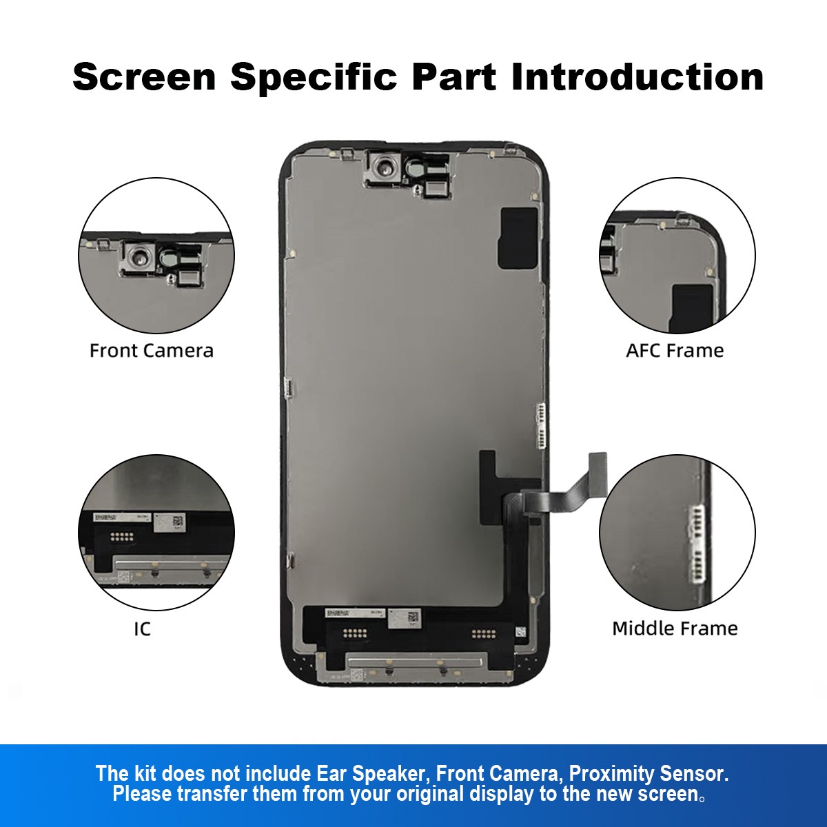 For iPhone 15 Screen Replacement LCD Display Digitizer 3D Touch Digitizer Tool