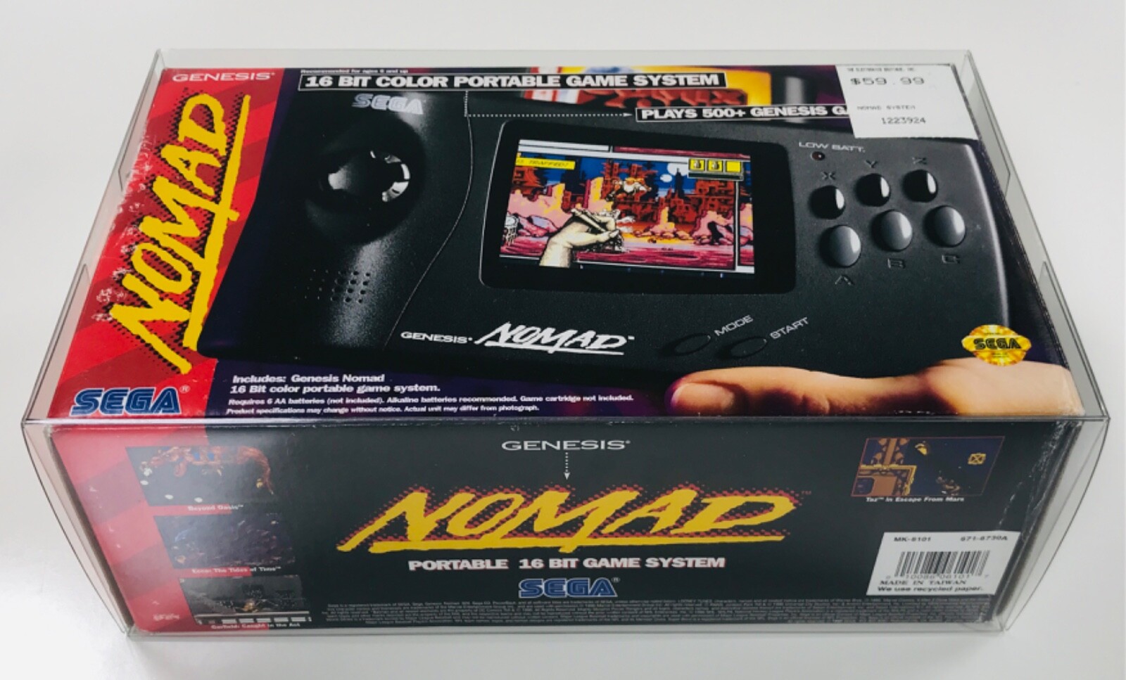 1 Box Protector for SEGA NOMAD Console Boxes! Custom Made Clear Display Case