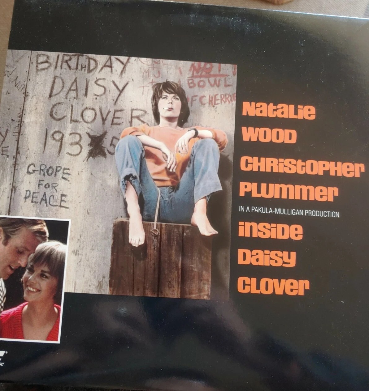Inside Daisy Clover Widescreen Laserdisc  Natalie Wood VG Condition