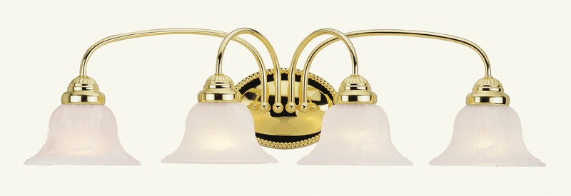 Livex Lighting 1534-02 Edgemont Bathroom Vanity Light Polished Brass