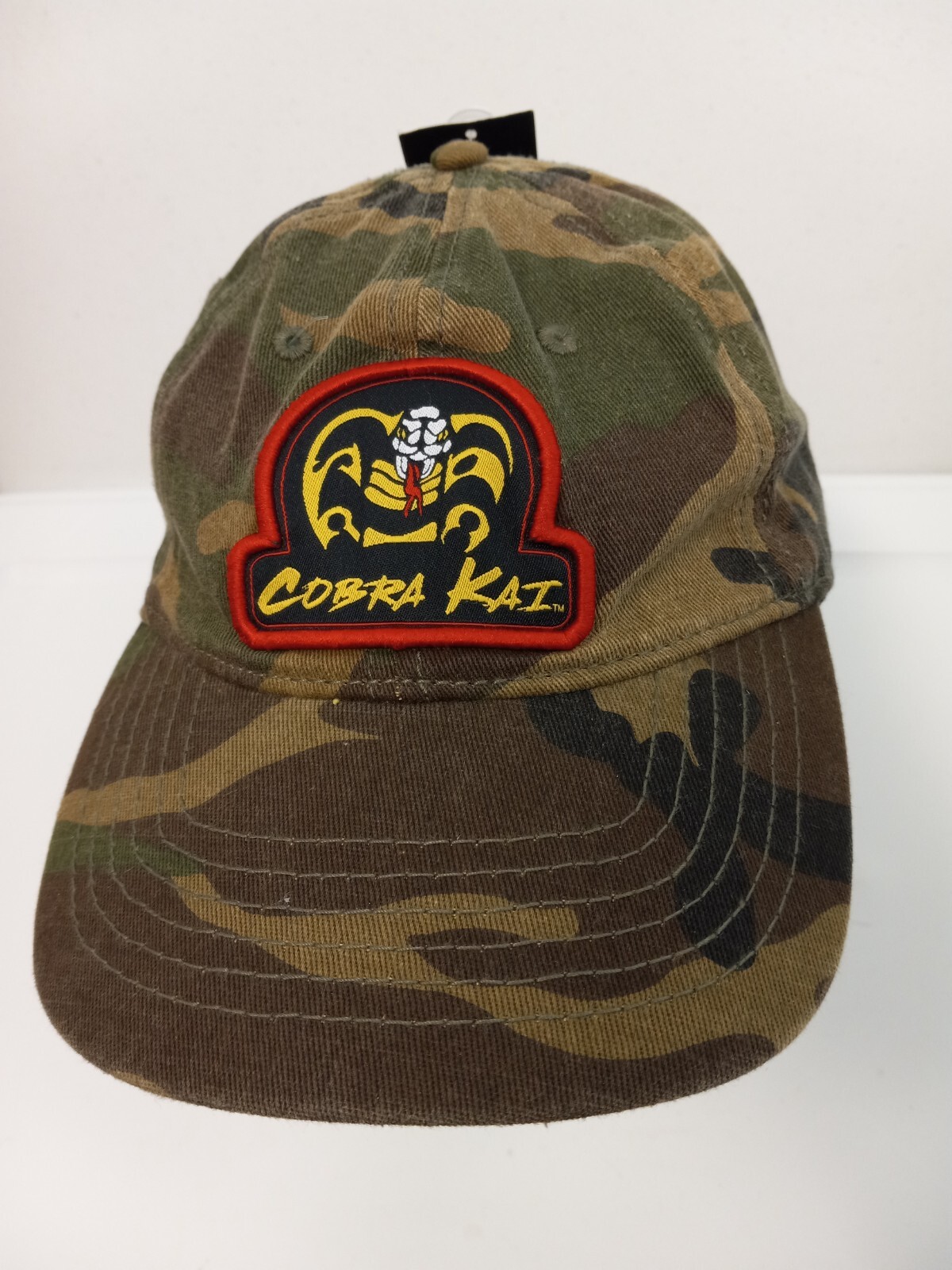 Cobra Kai No Mercy Camo Adjustable Hat NWT 2021 Sony Pictures The Karate Kid